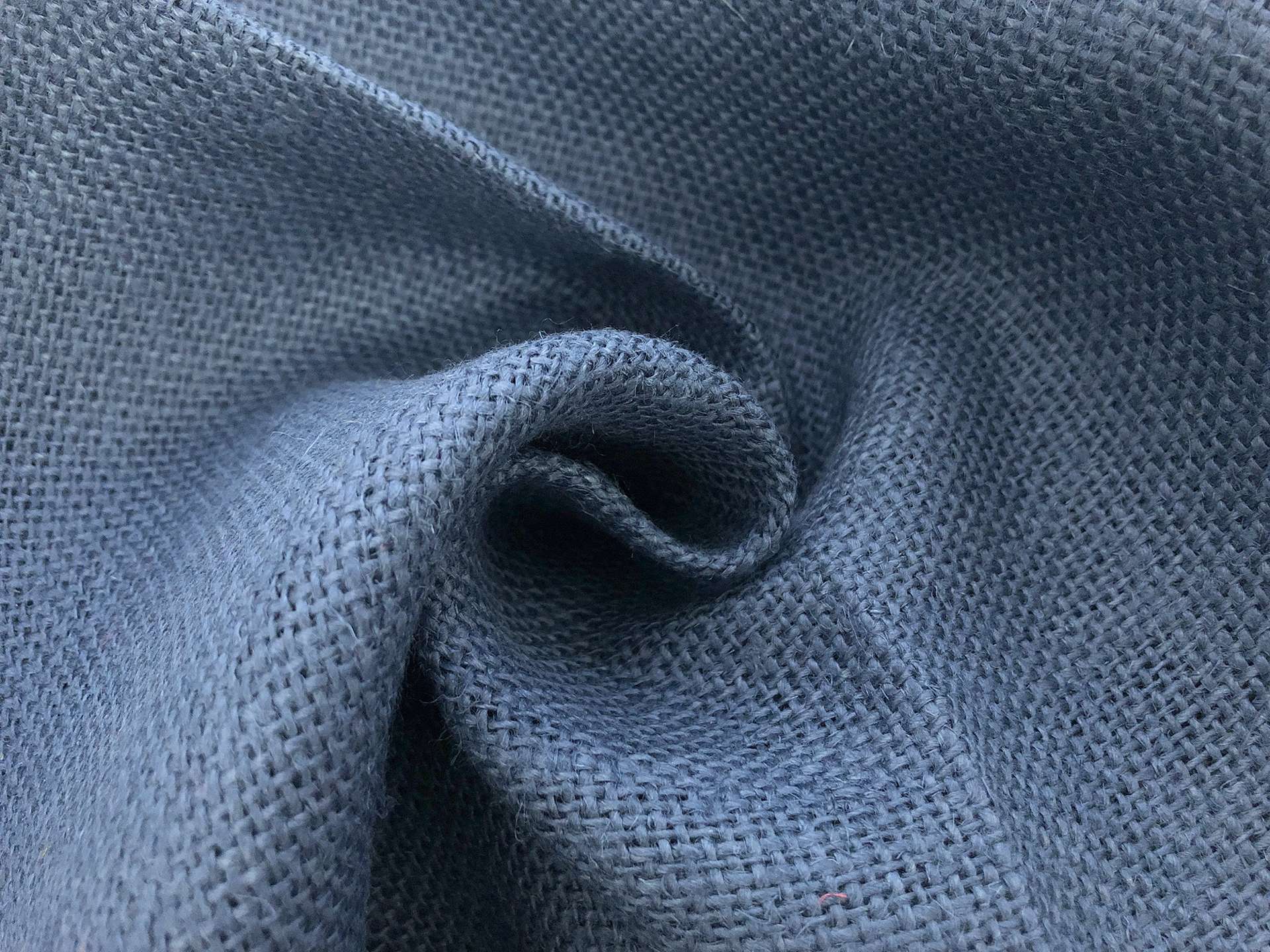 Linen Burlap in Indigo