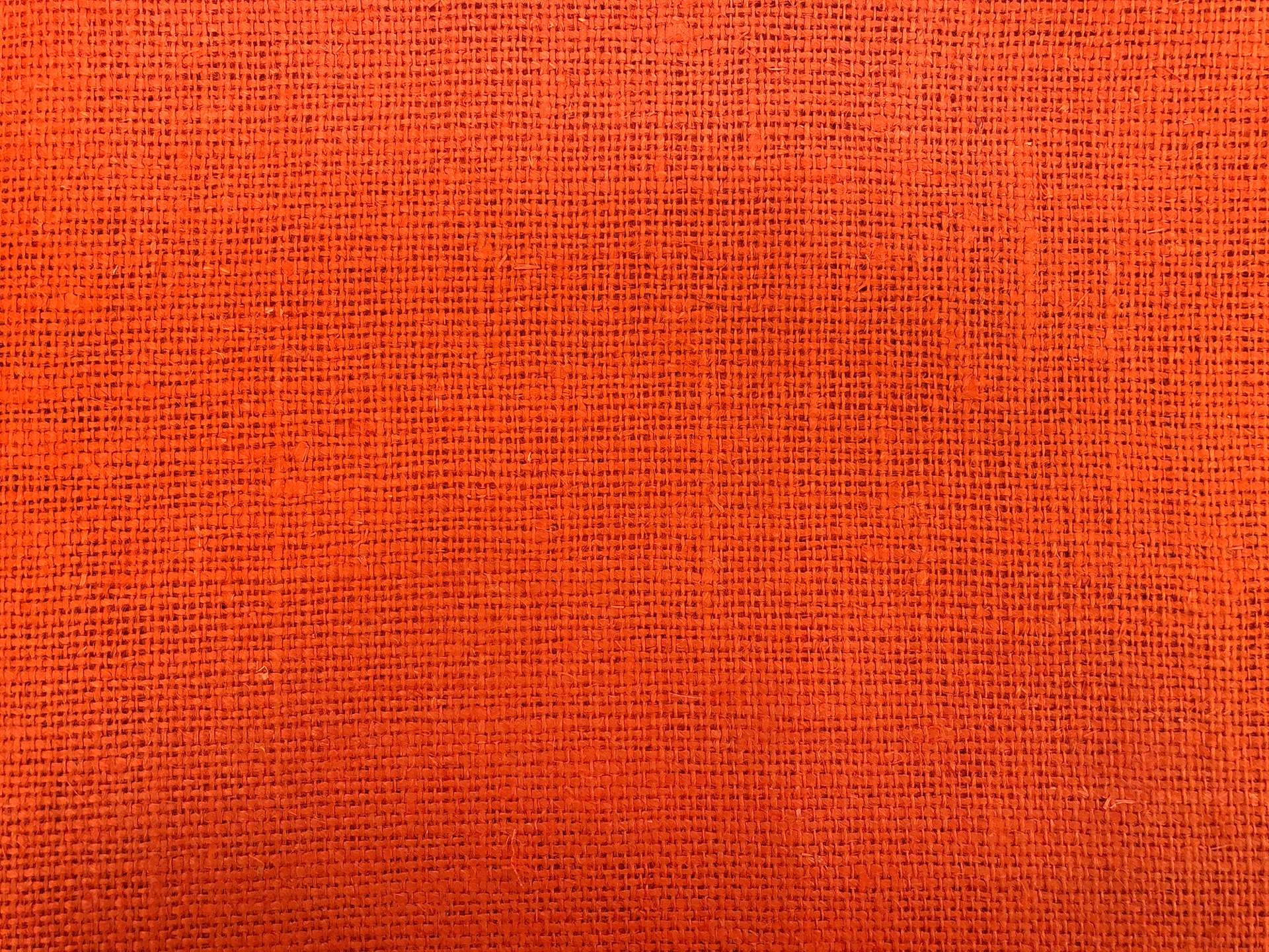 Linen Burlap in Orange