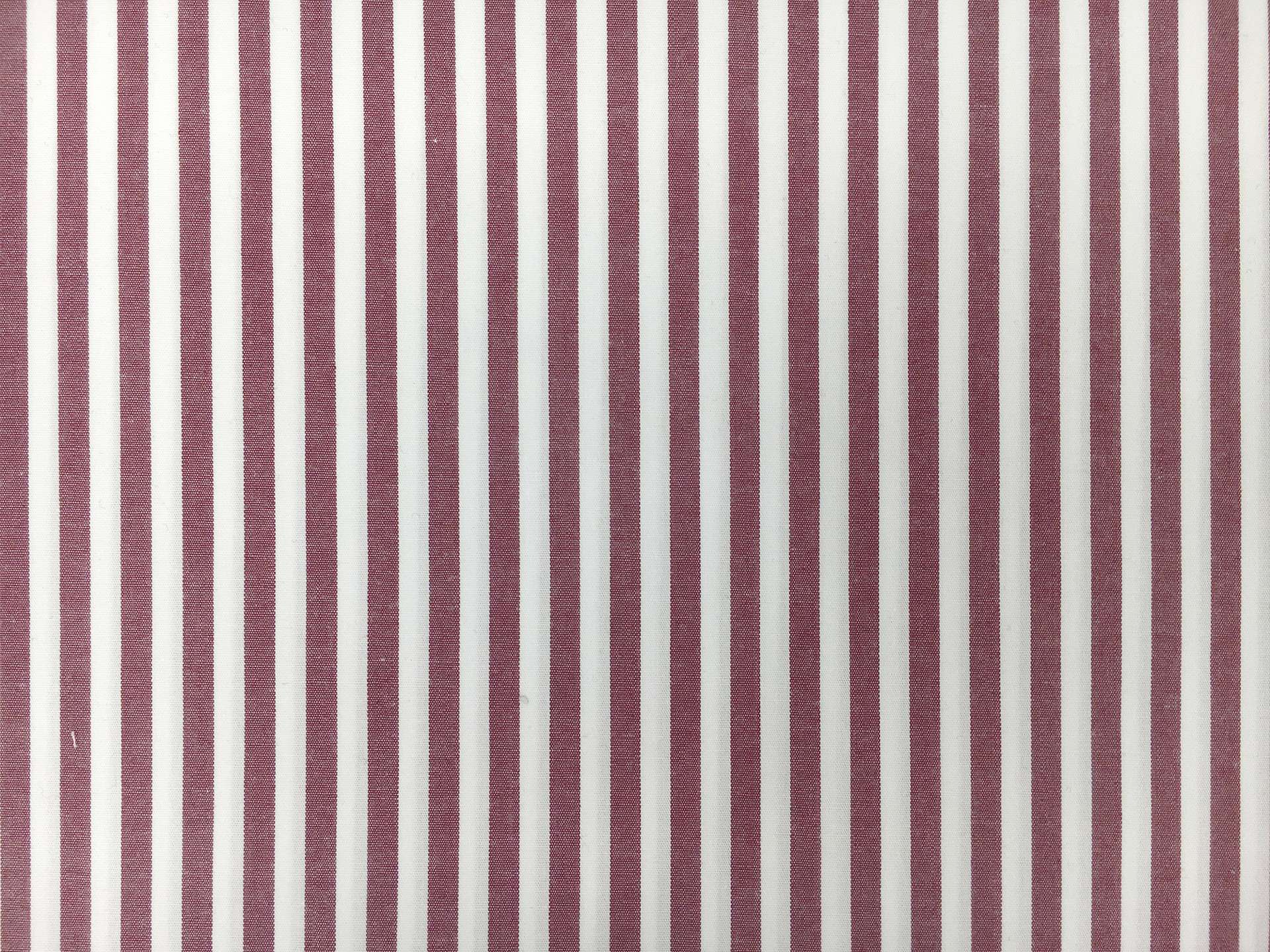 Cotton Shirting with Maroon Woven Stripe