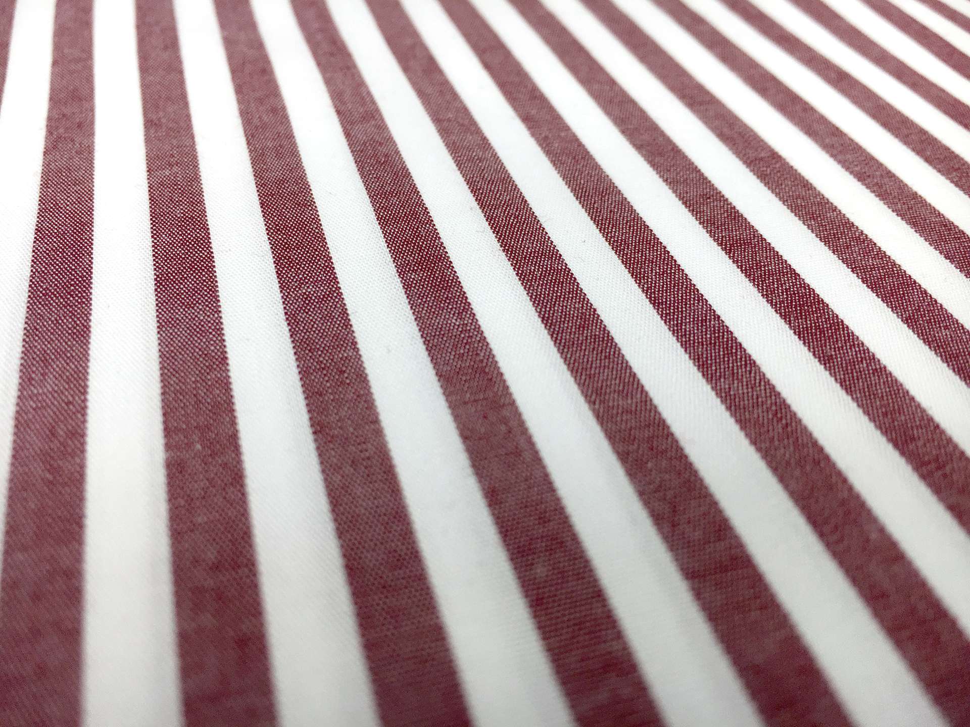 Cotton Shirting with Maroon Woven Stripe