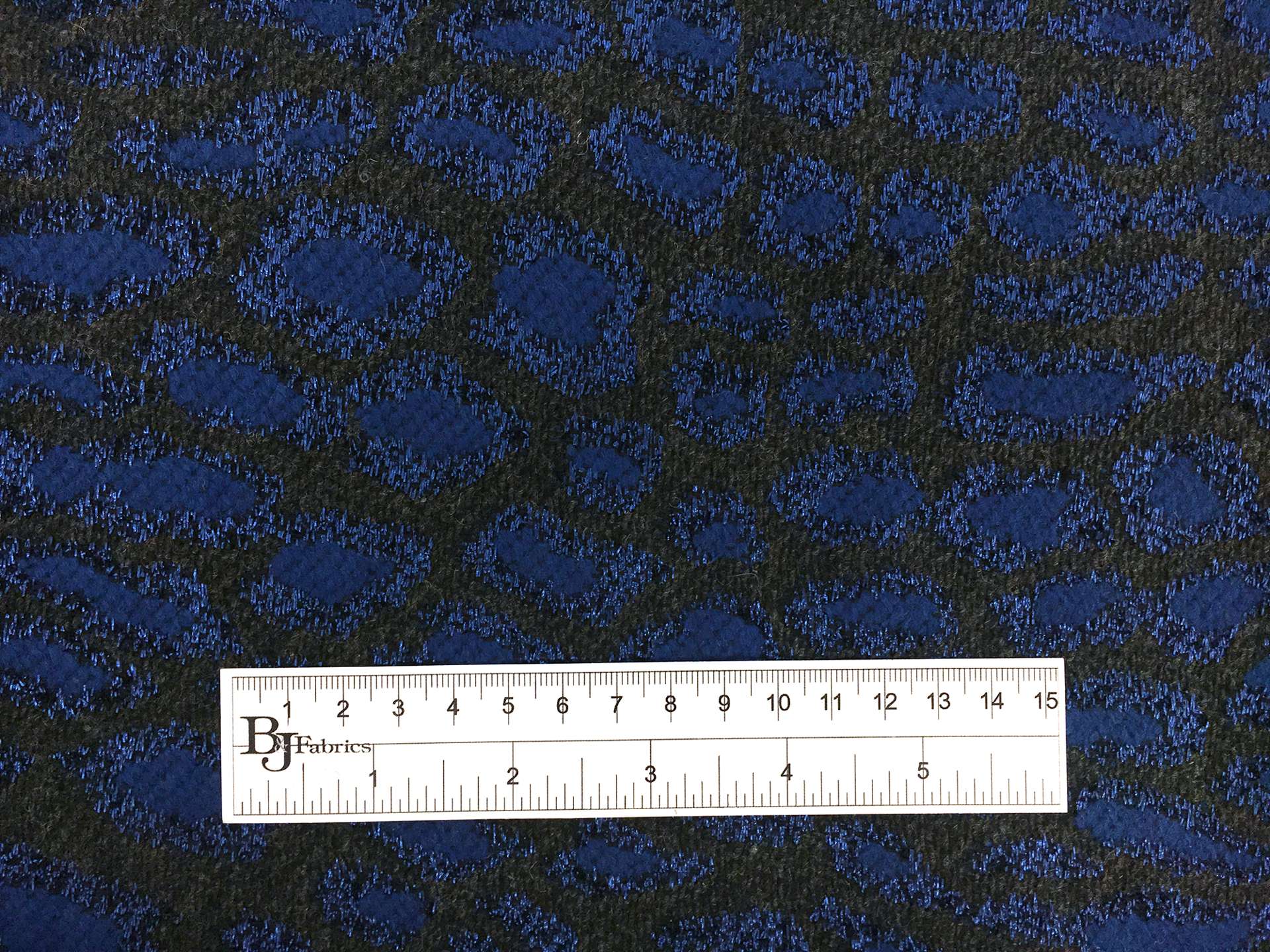 Acetate and Polyester Blend Metallic Chenille with Leopard Dots