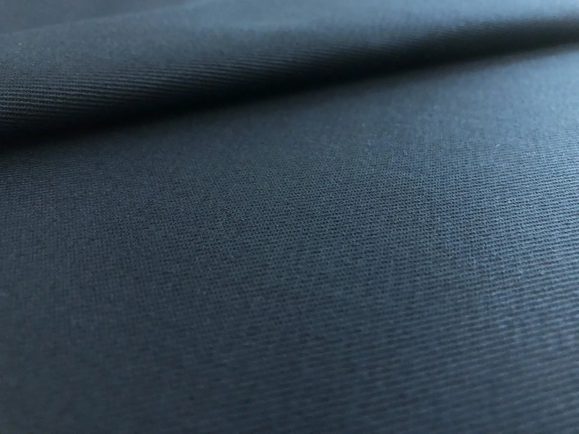 Stretch Cotton Chino Twill in Dark Navy