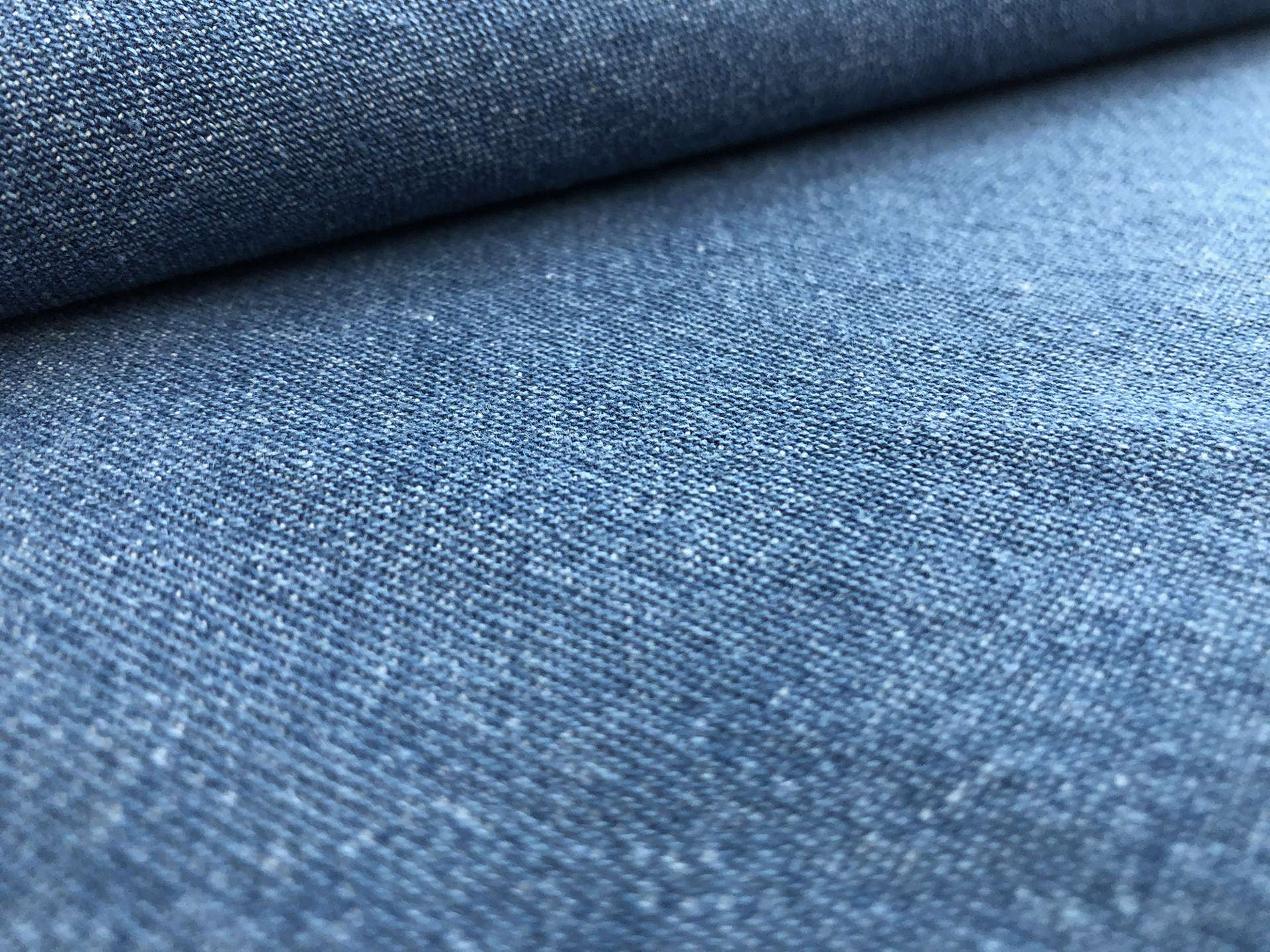 10 oz Cotton Denim in Indigo Washed