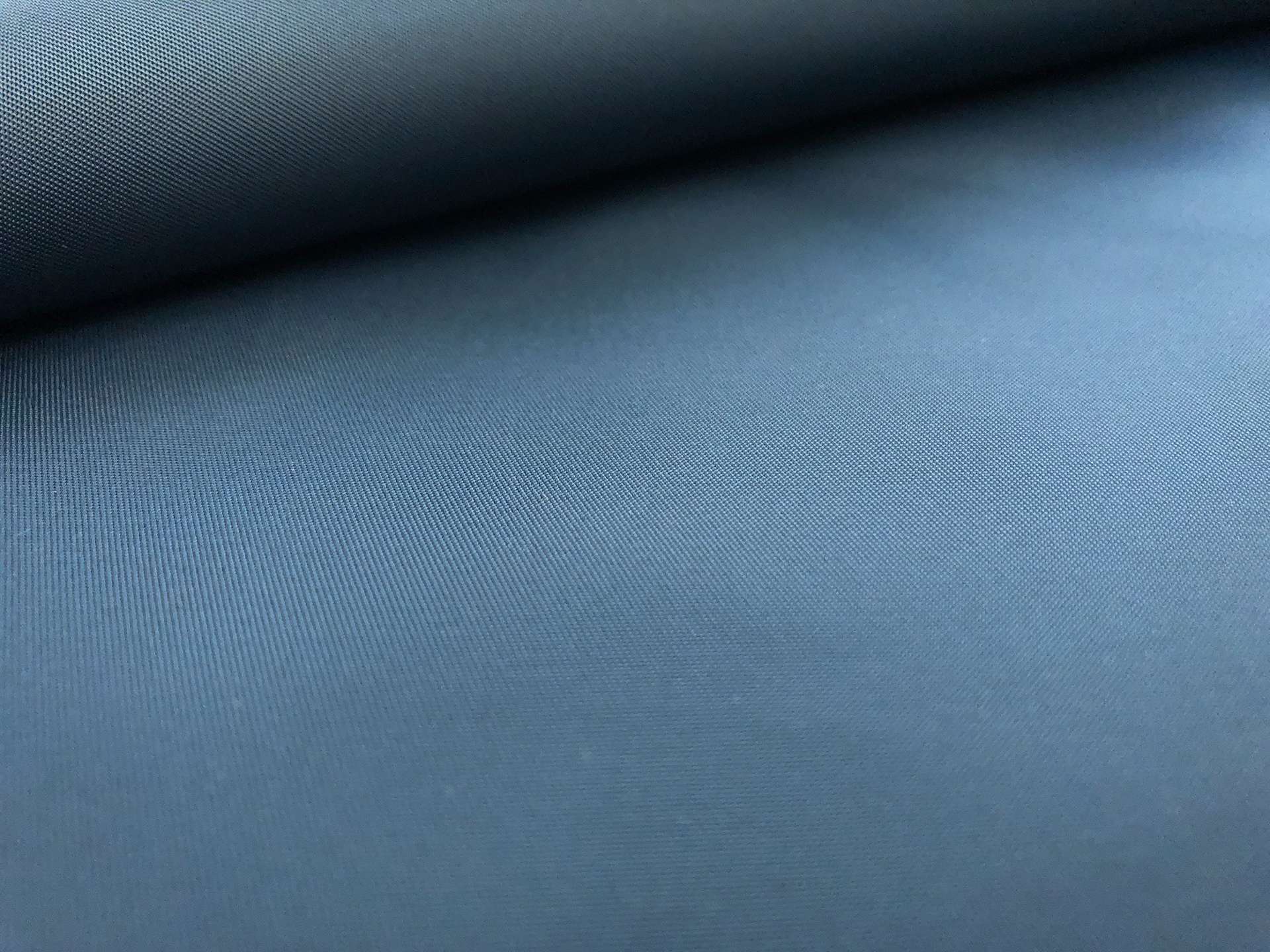Nylon Satin Twill Rainwear in Aegean Blue