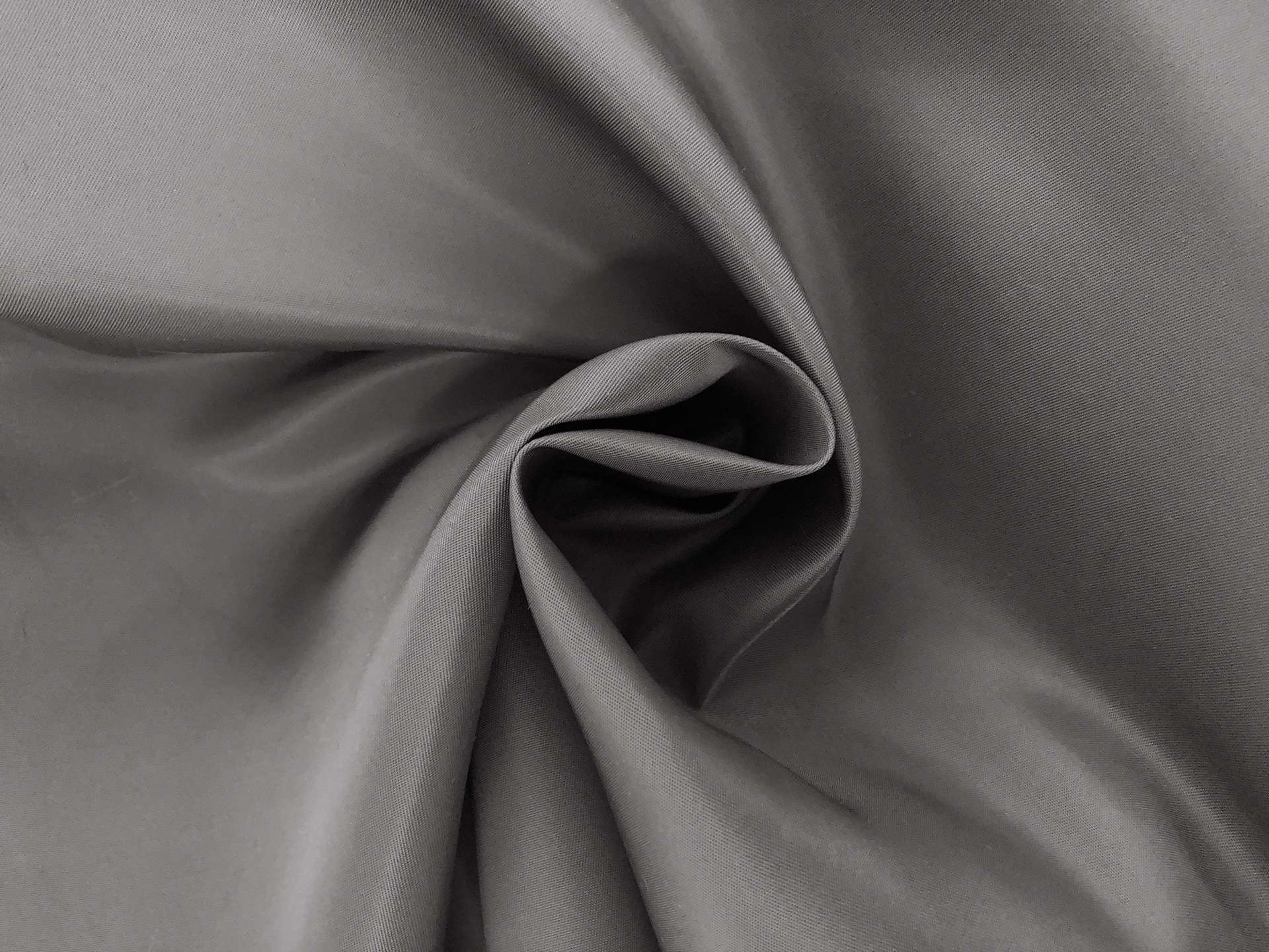Nylon Satin Twill Rainwear in Gunmetal