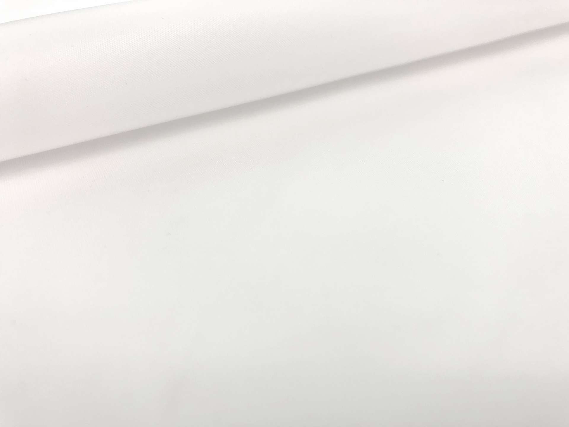 Nylon Satin Twill Rainwear in White