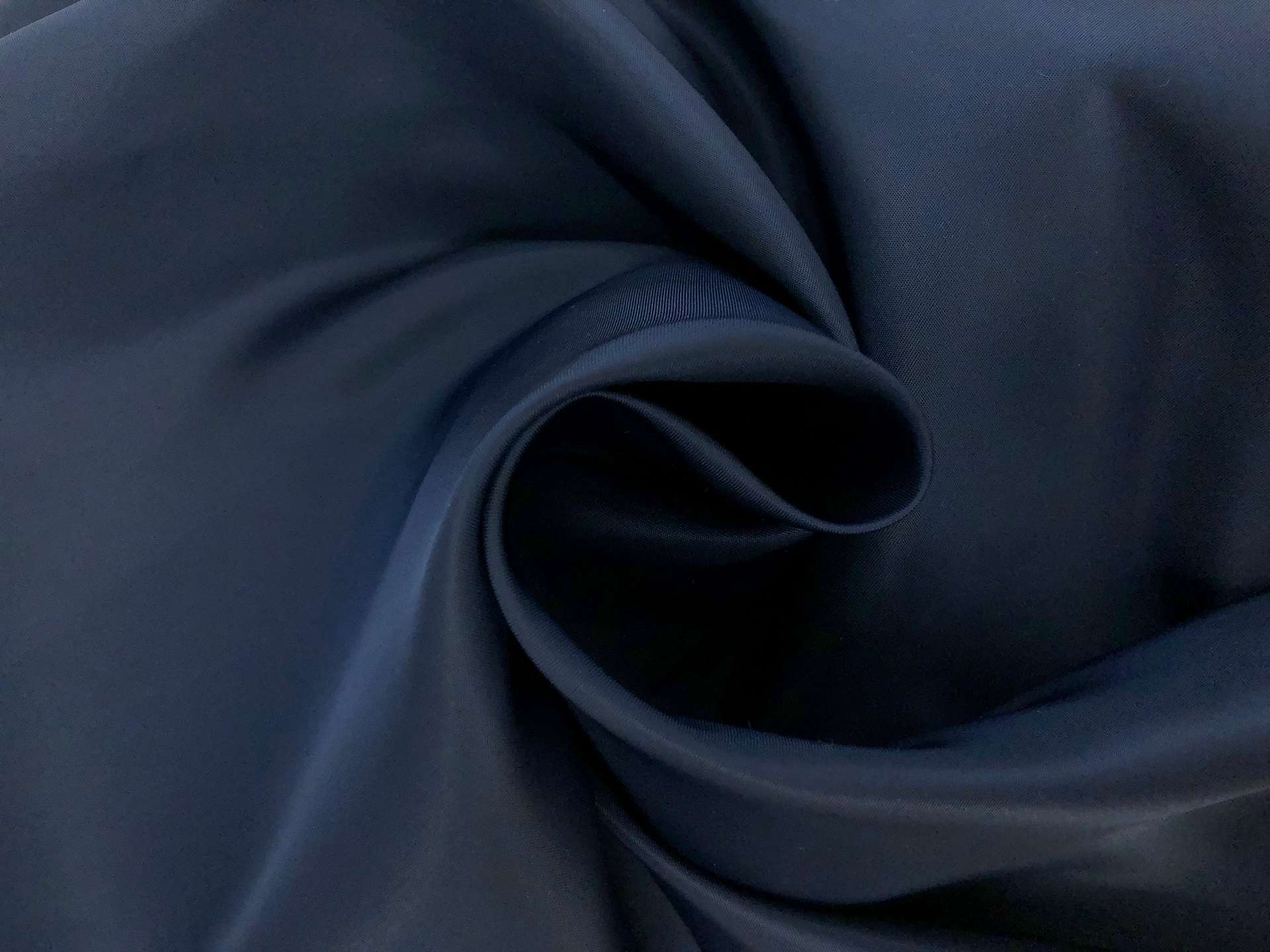 Nylon Satin Twill Rainwear in Navy
