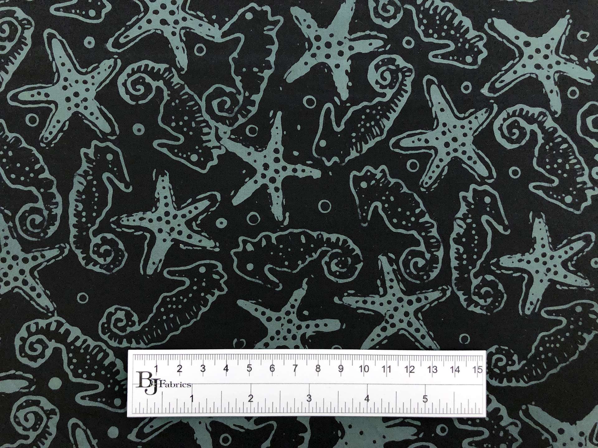 Cotton Batik With Nautical Motif