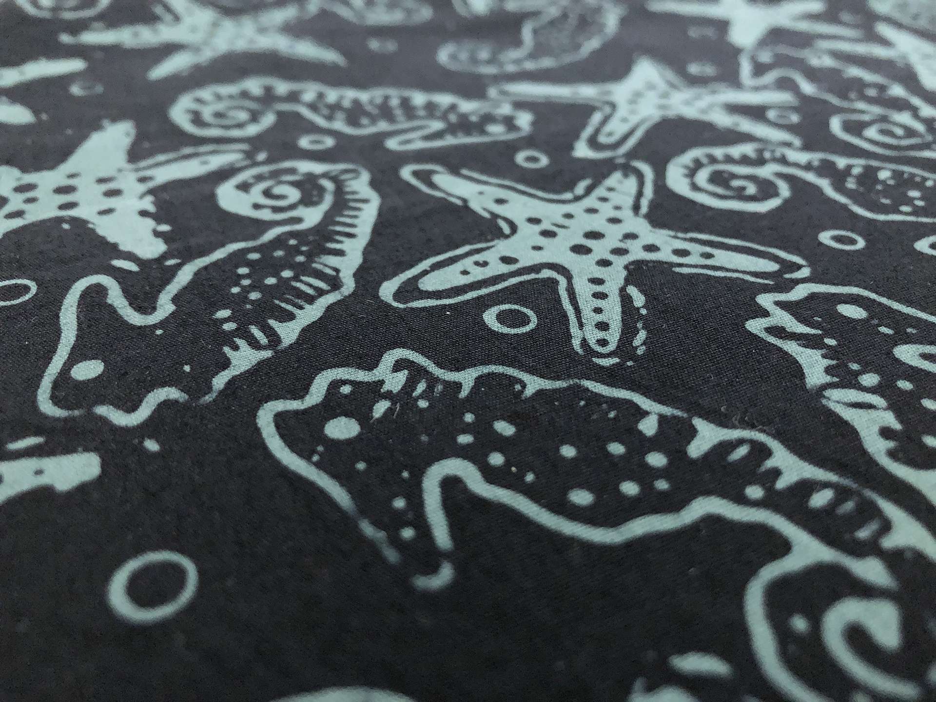 Cotton Batik With Nautical Motif