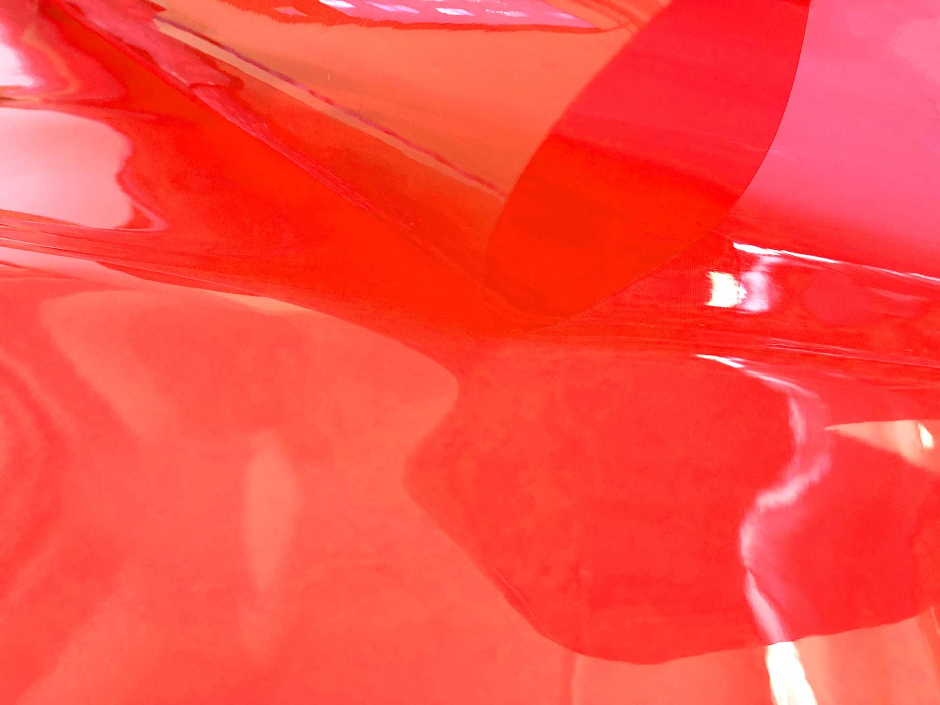 Clear Tinted Plastic in Red
