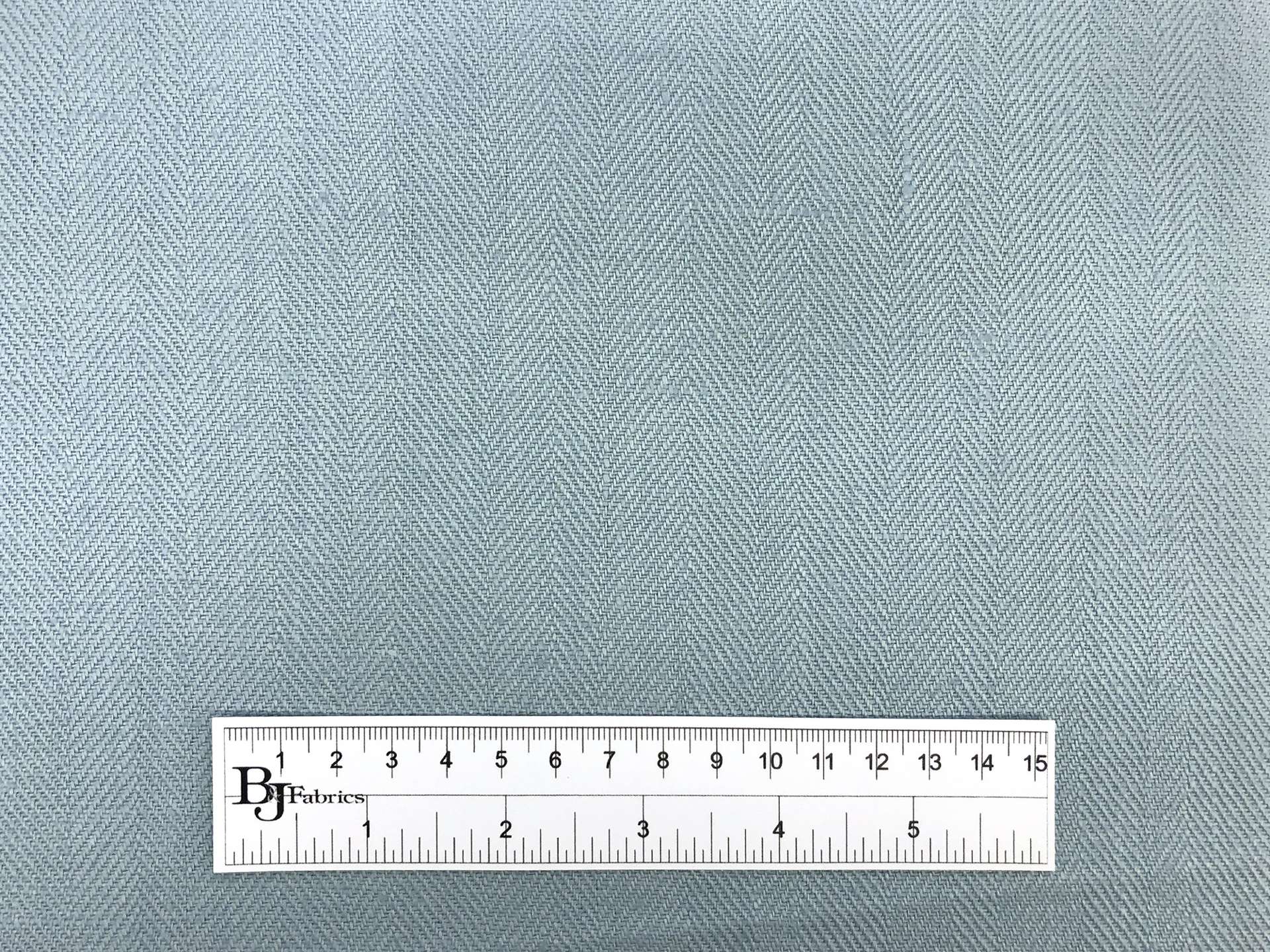 Upholstery Linen Herringbone in Sky