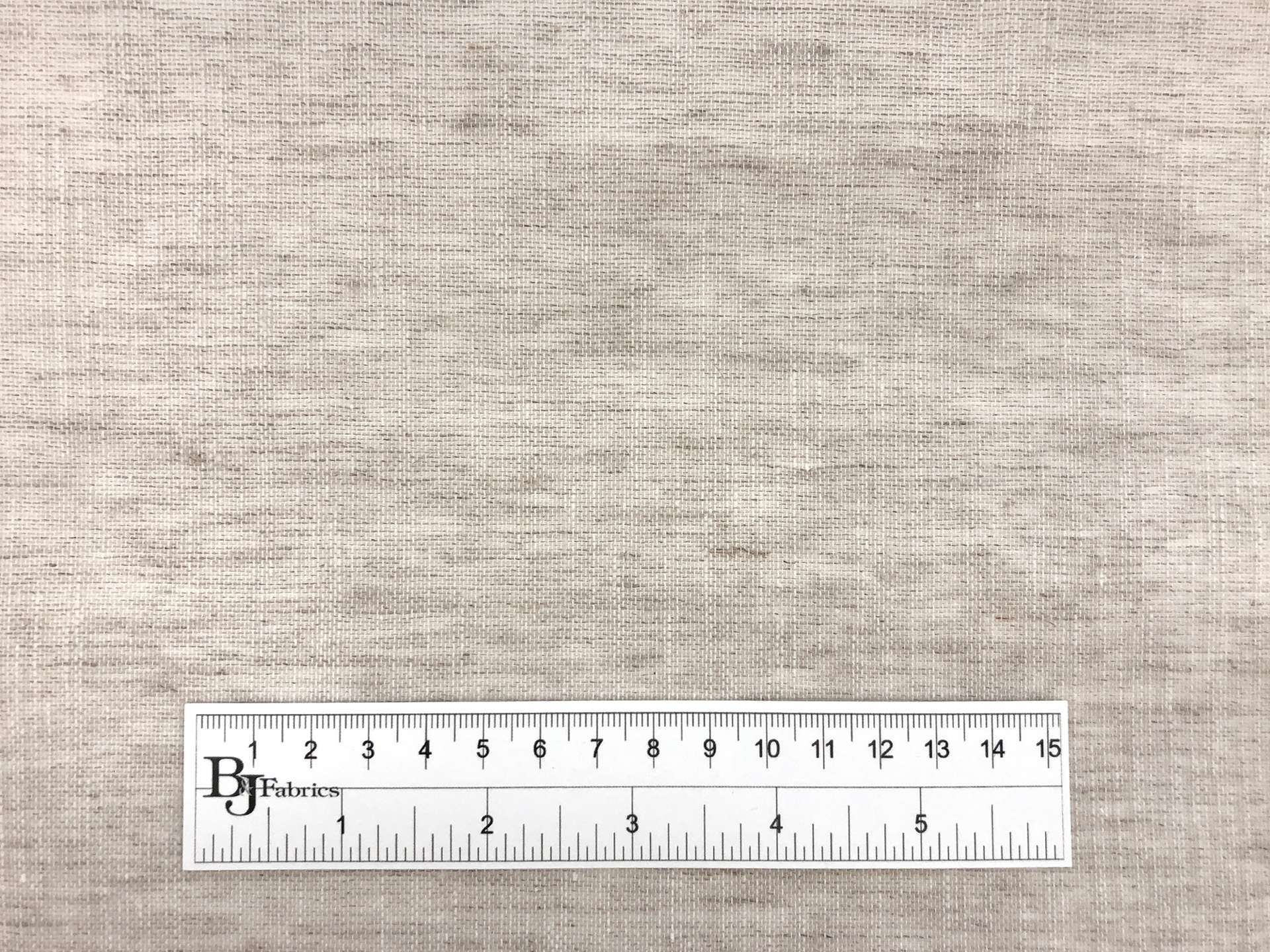 Linen Poly Blend Sheer Mesh in Oatmeal
