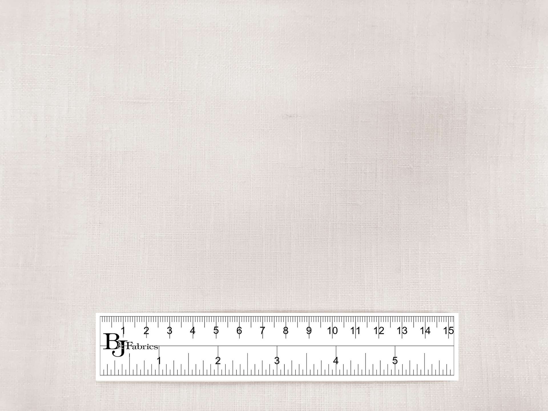 Linen and Poly Blend Sheer Mesh in Ivory