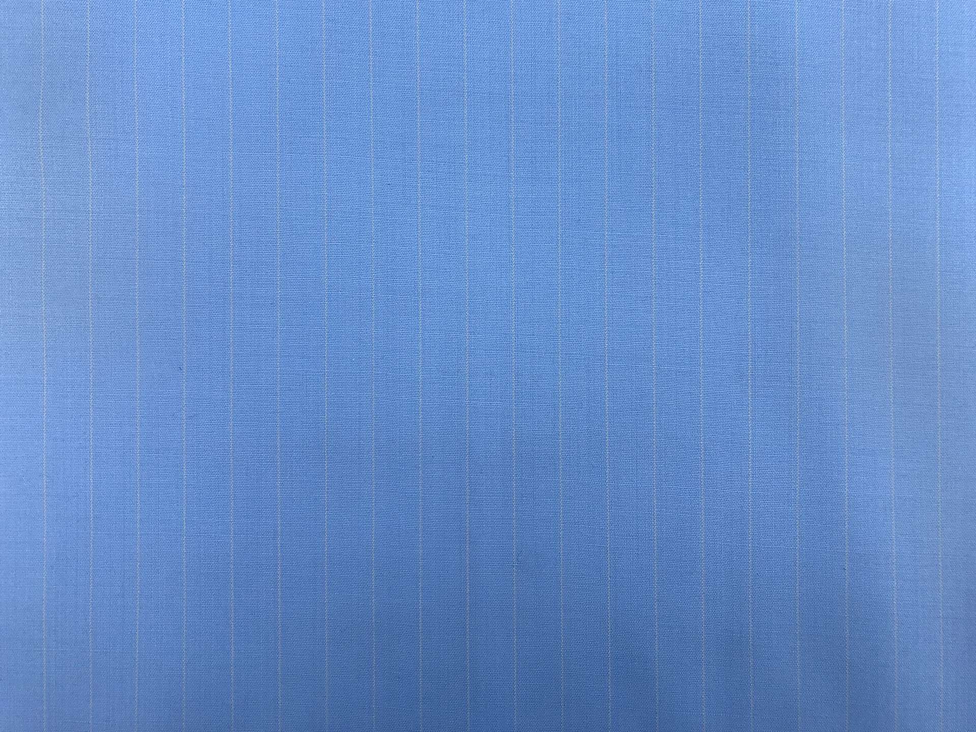 Italian Stretch Wool Stripe Suiting in Periwinkle