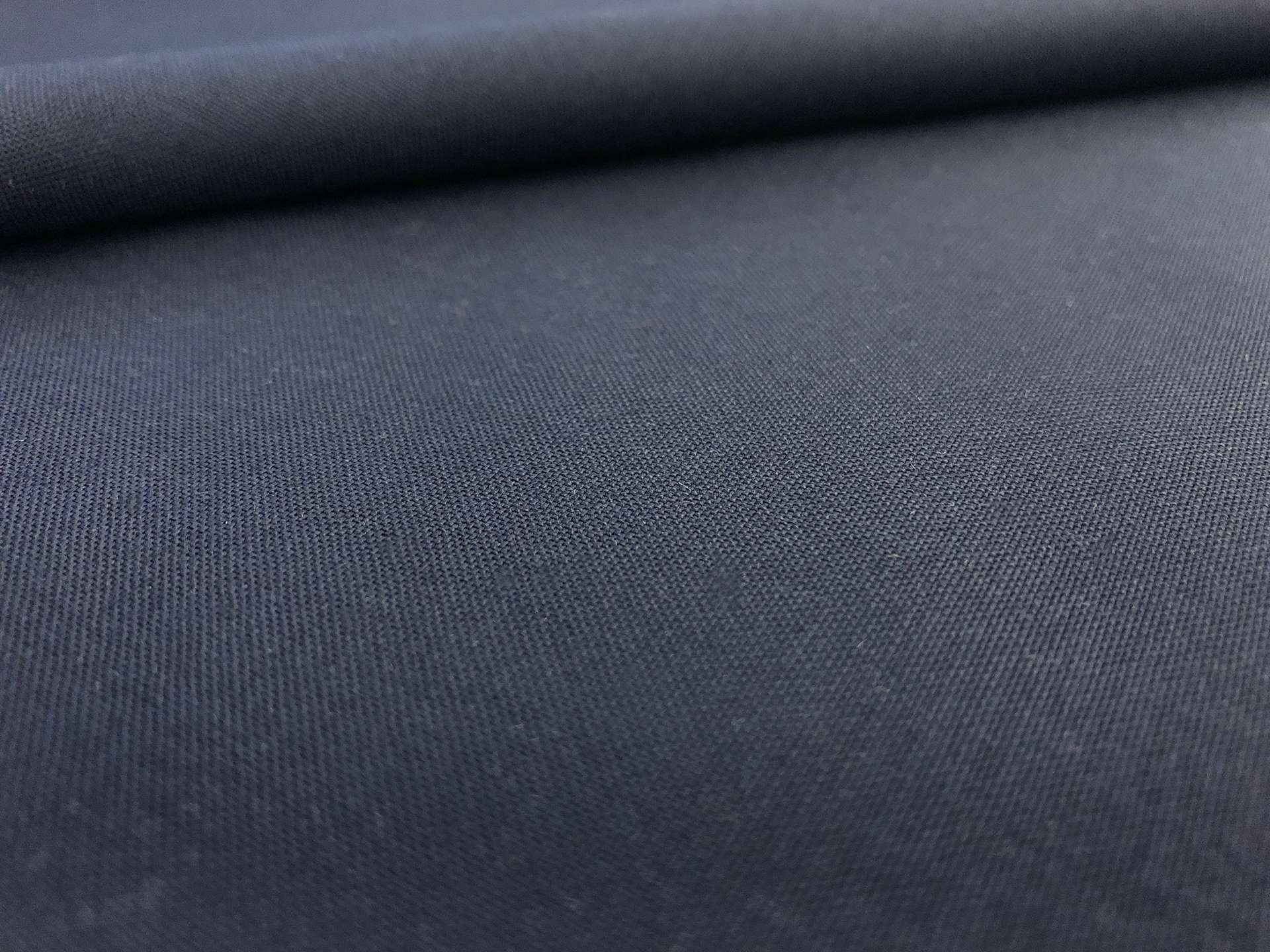 Italian Stretch Wool Blend Suiting in Navy