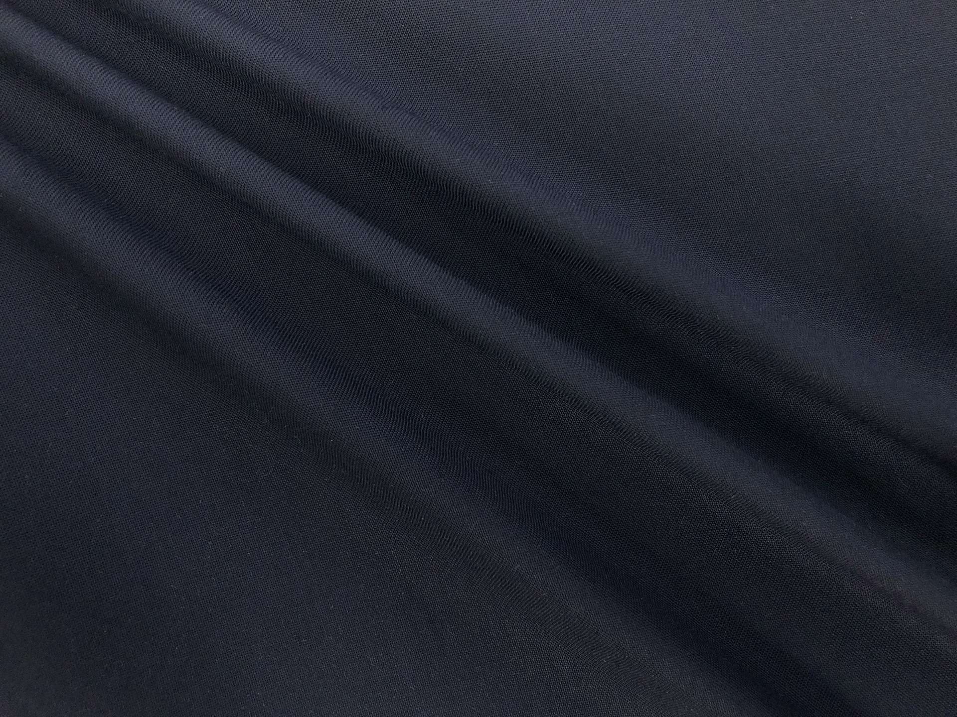 Italian Stretch Wool Blend Suiting in Navy
