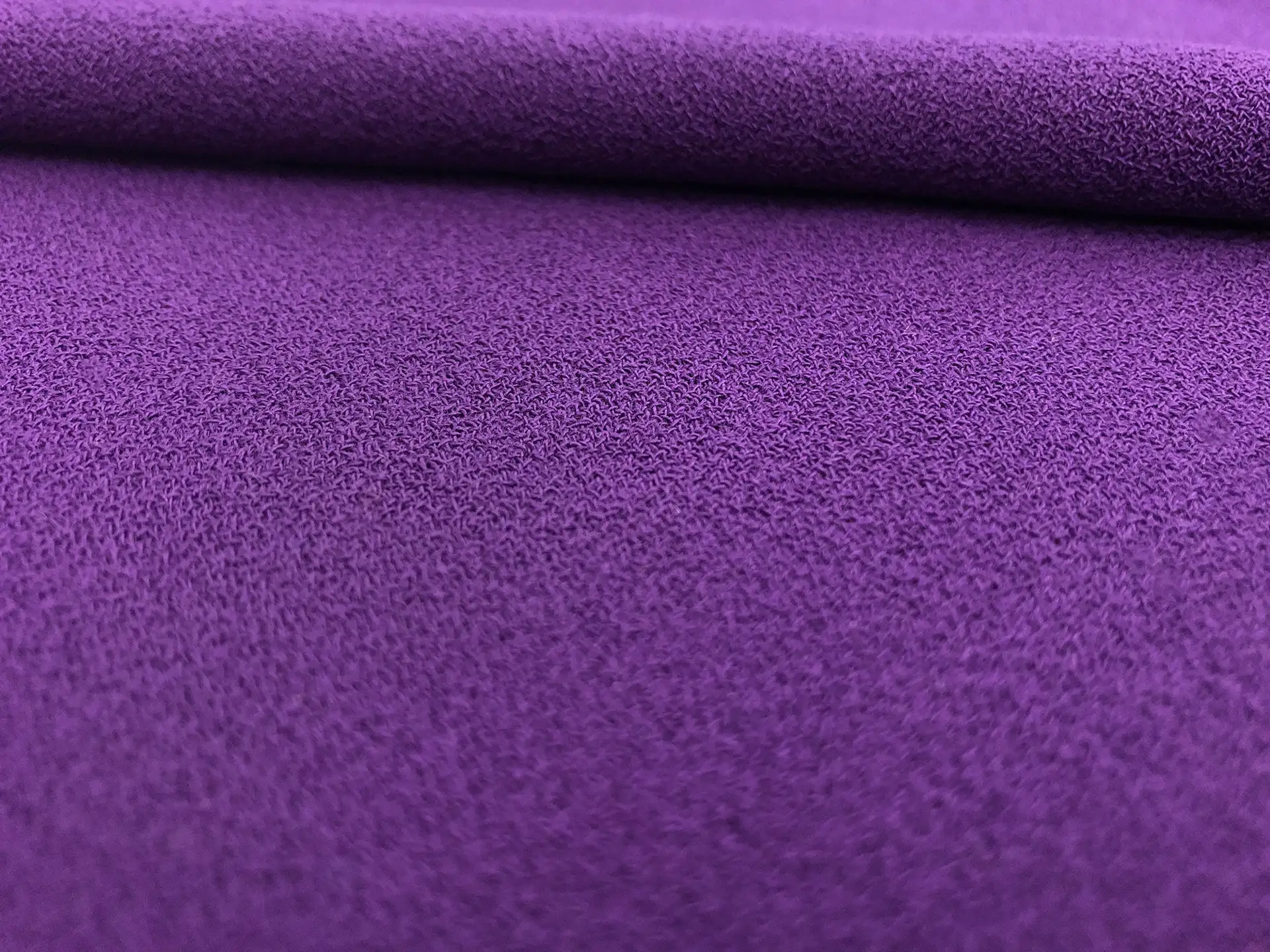 Italian Wool Crepe in Viola