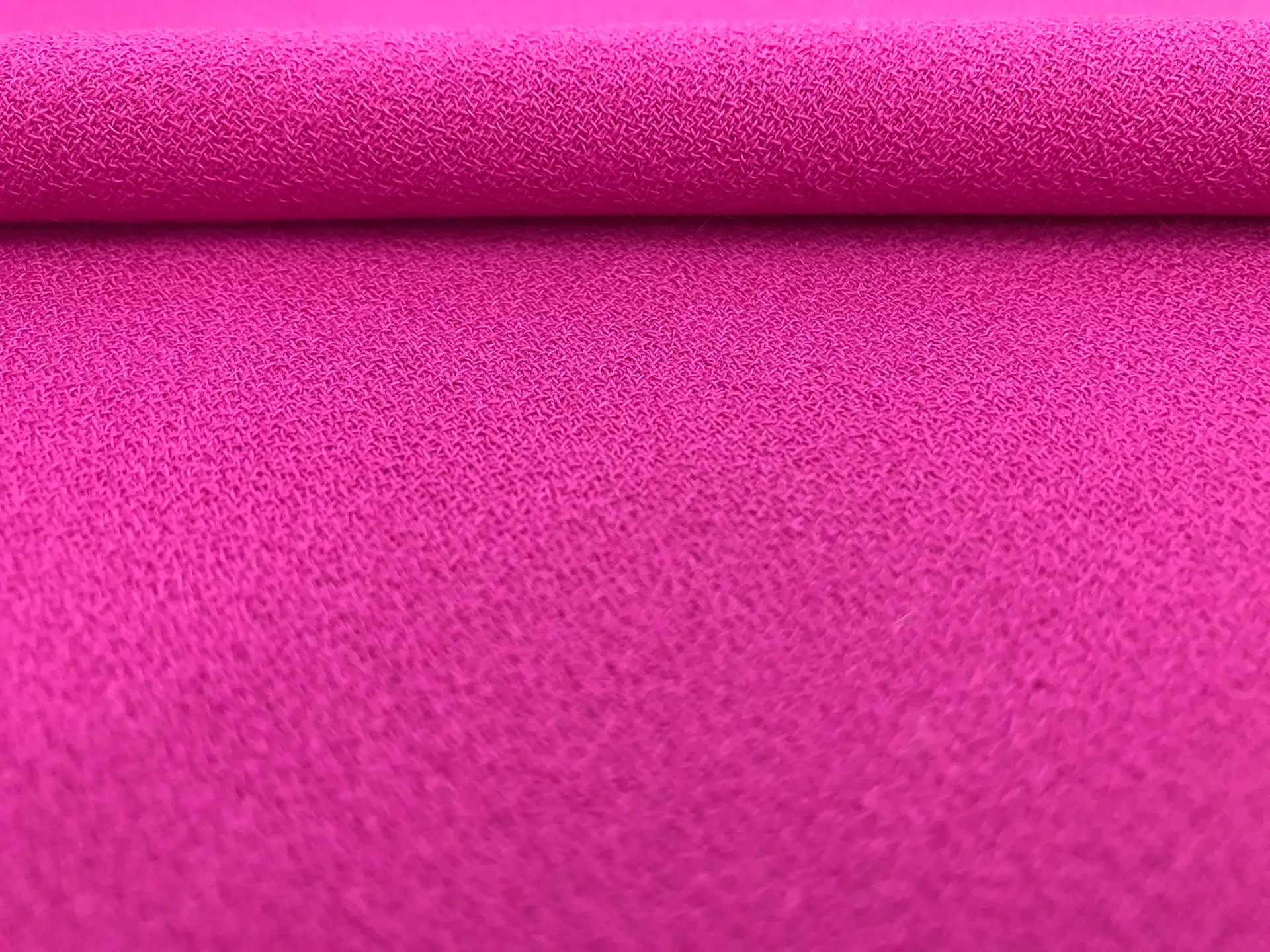 Italian Wool Crepe in Fuchsia