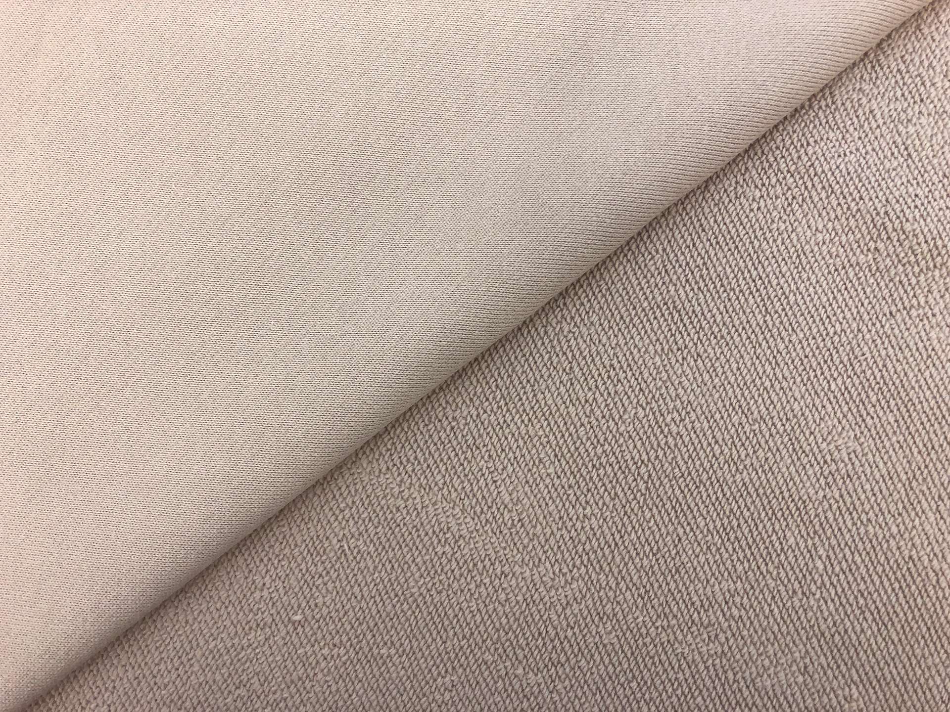 Japanese 11 oz French Terry Knit in Blush