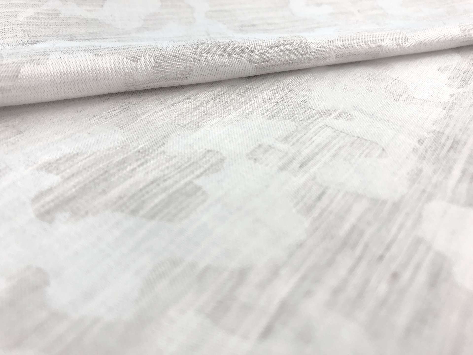 Cotton Camouflage Jacquard in Light Grey
