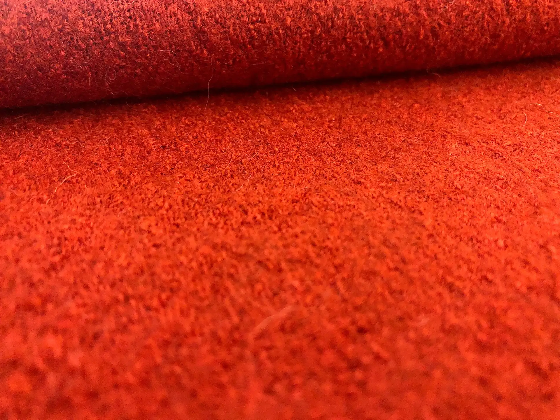 Boiled Wool Blend Knit in Pumpkin Spice