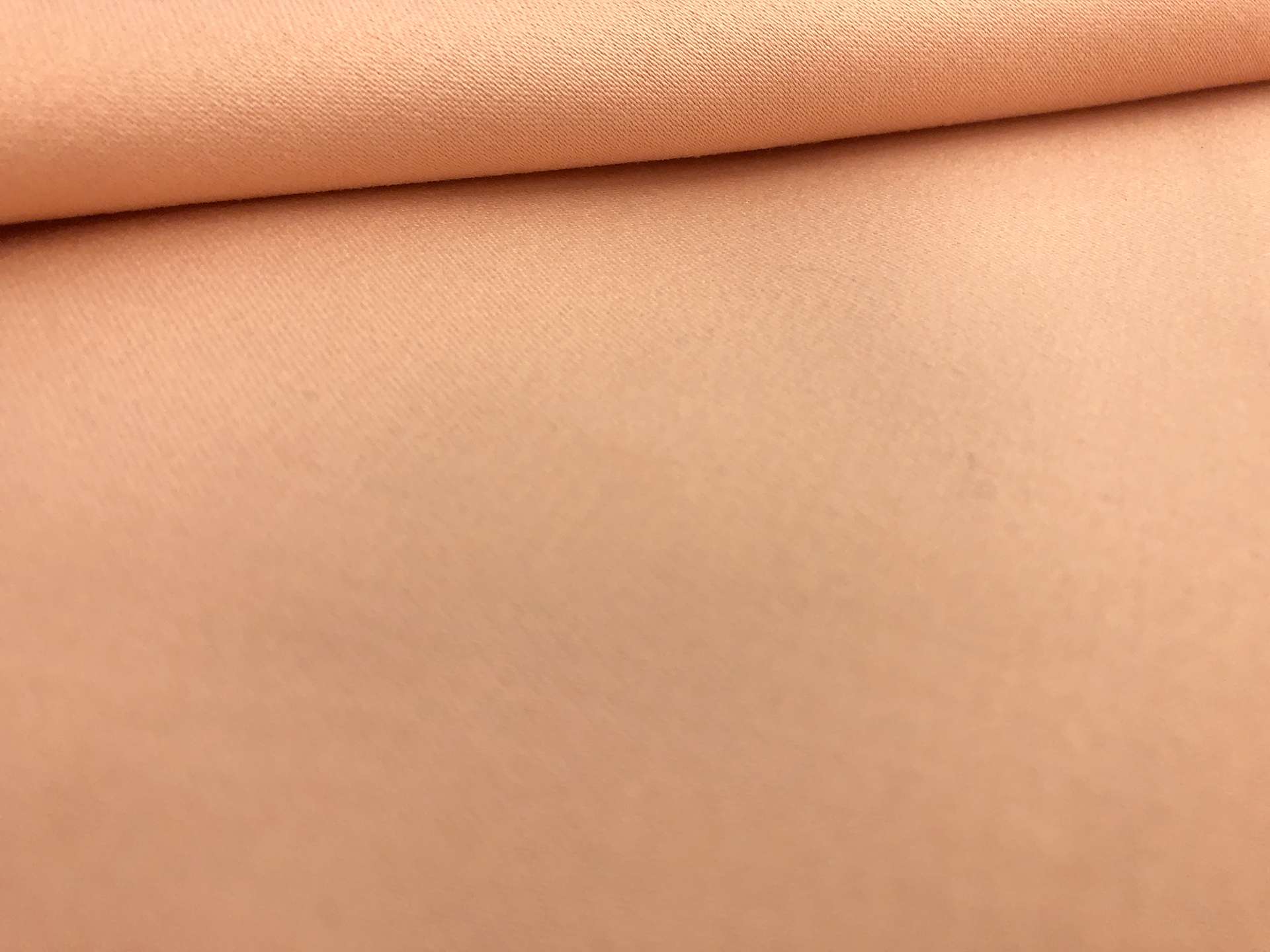 Italian Stretch Cotton Sateen in Peach