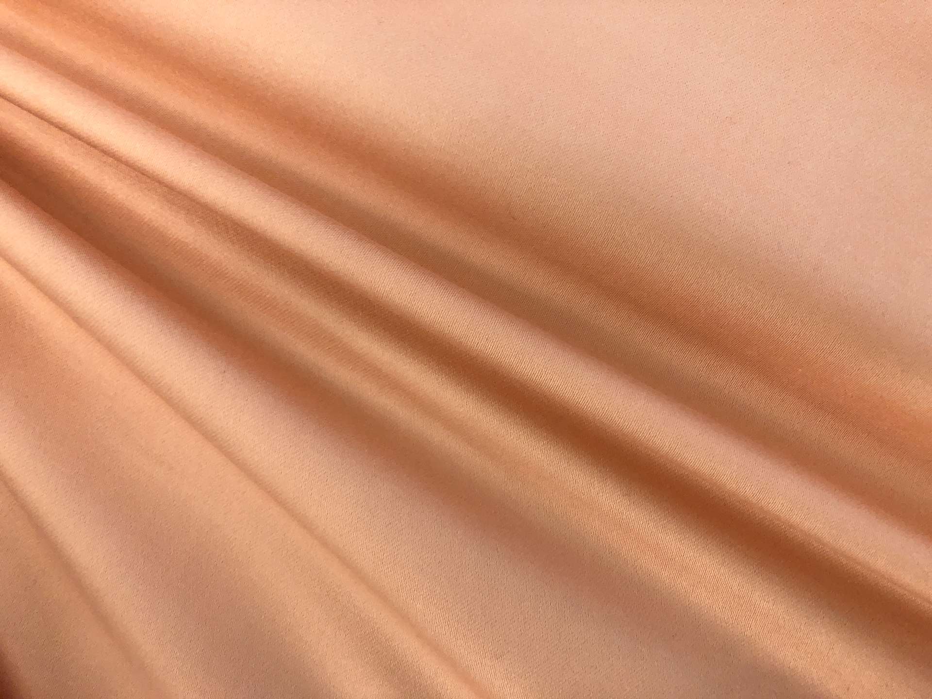 Italian Stretch Cotton Sateen in Peach