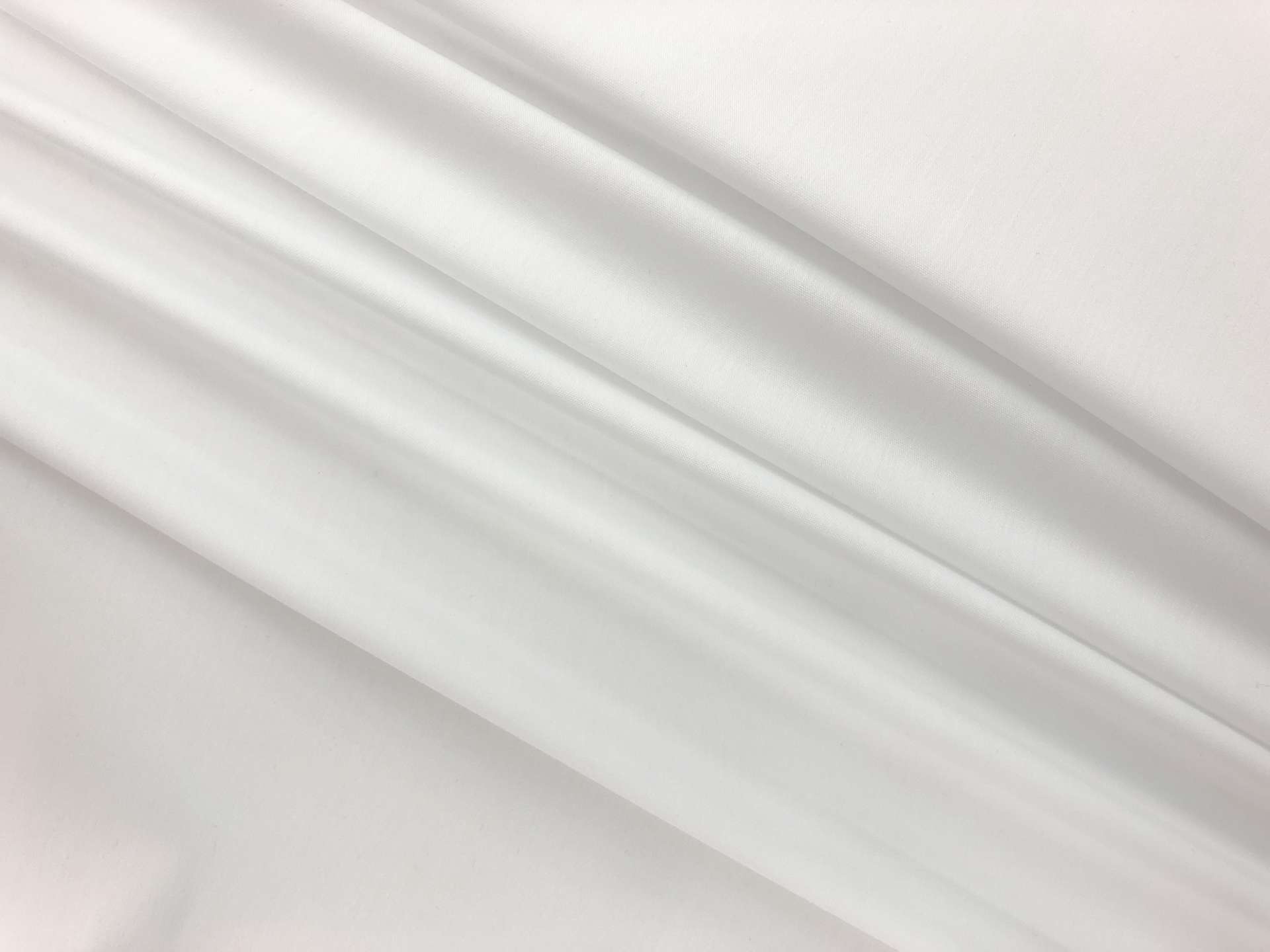 Stretch Cotton Blend Martinique in White 