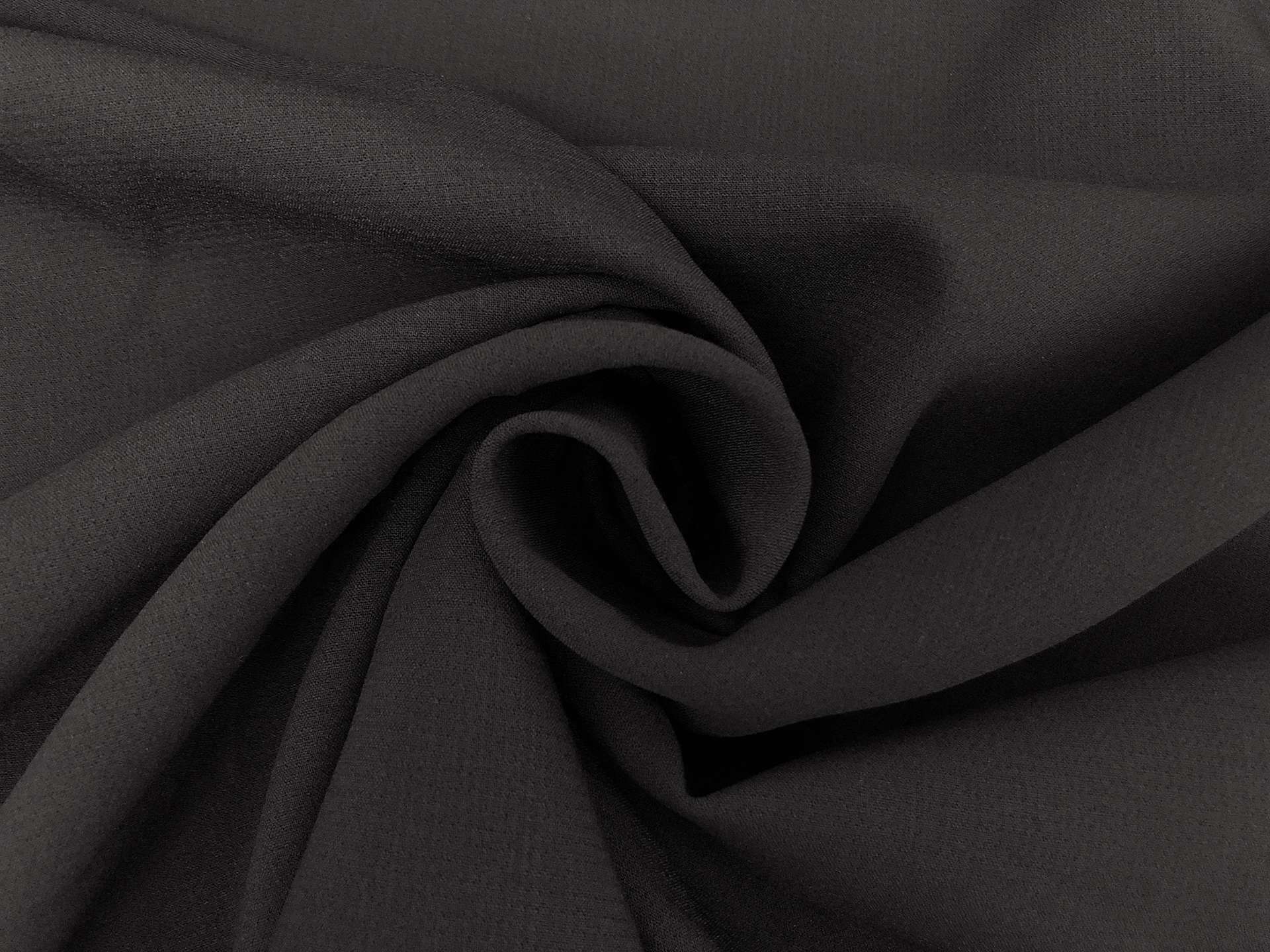 Poly Rayon Stretch Suiting in Black