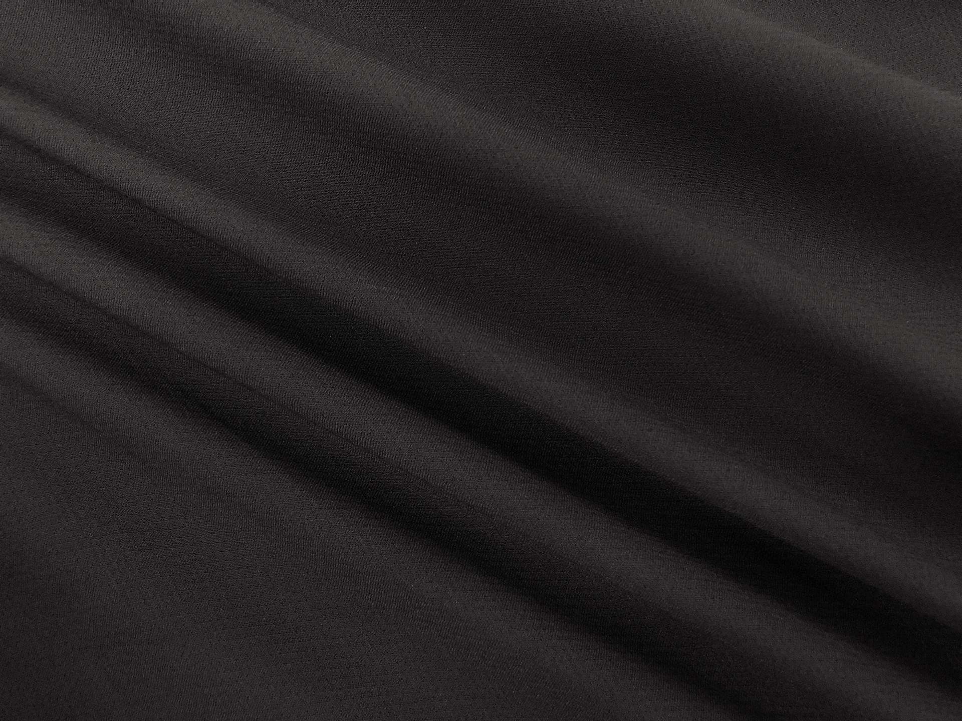 Poly Rayon Stretch Suiting in Black
