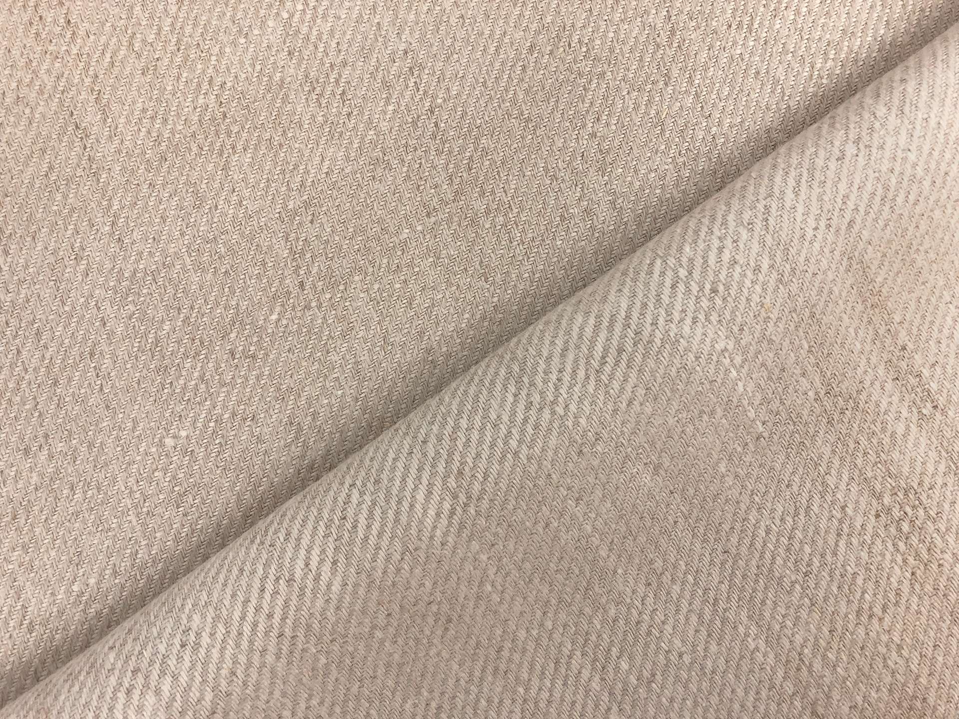 Doubleface Linen Upholstery Twill in Vanilla