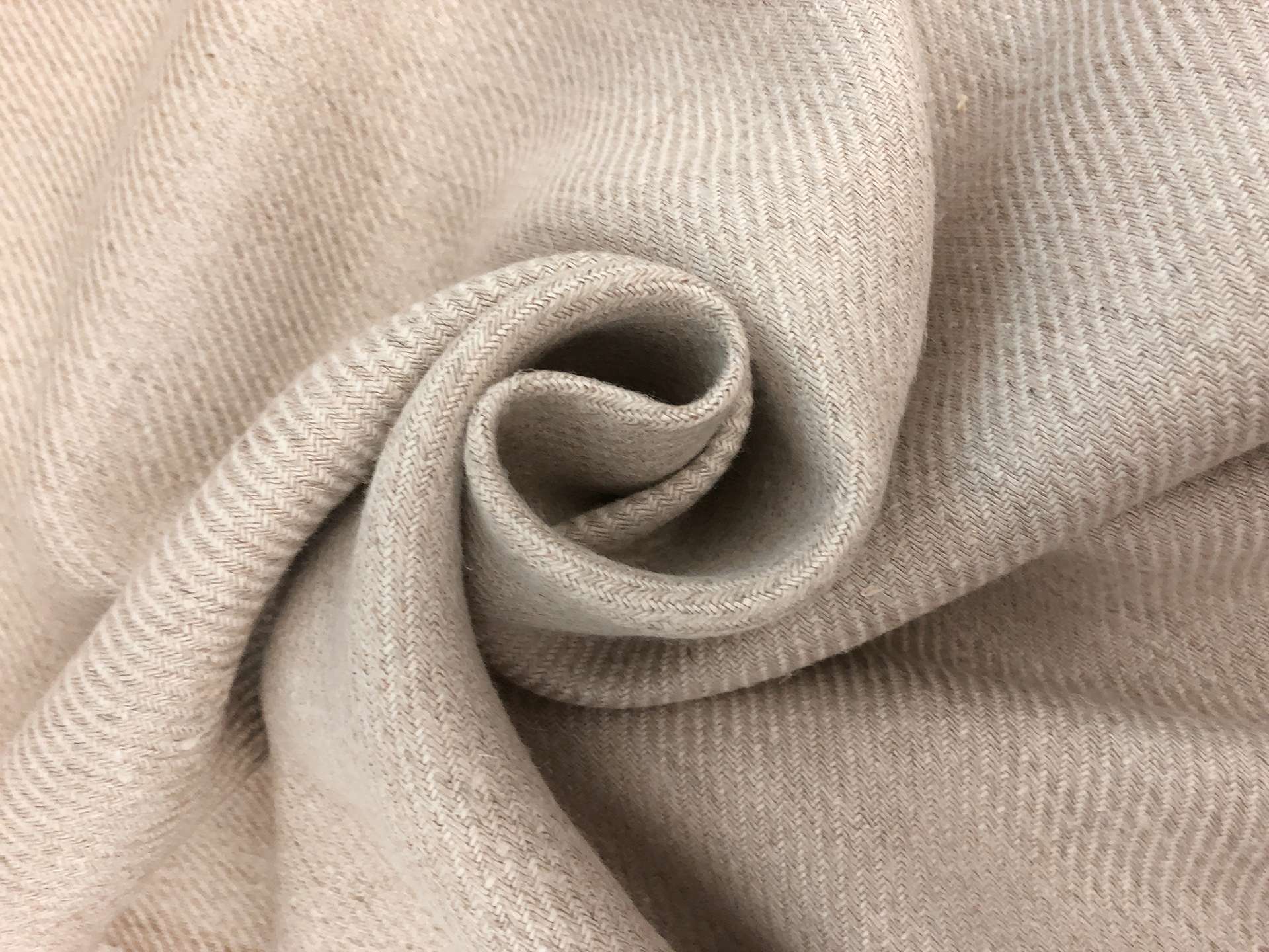 Doubleface Linen Upholstery Twill in Vanilla