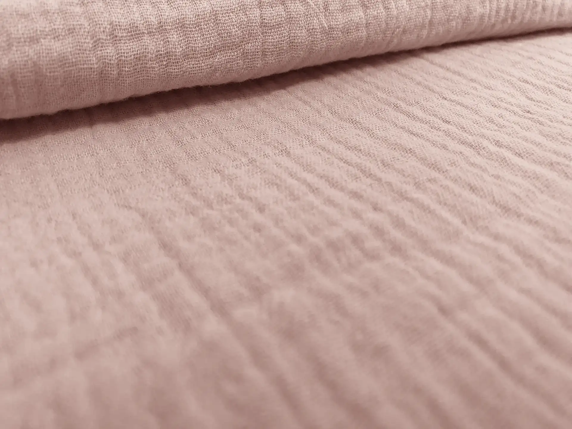 Cotton Double Gauze in Blush