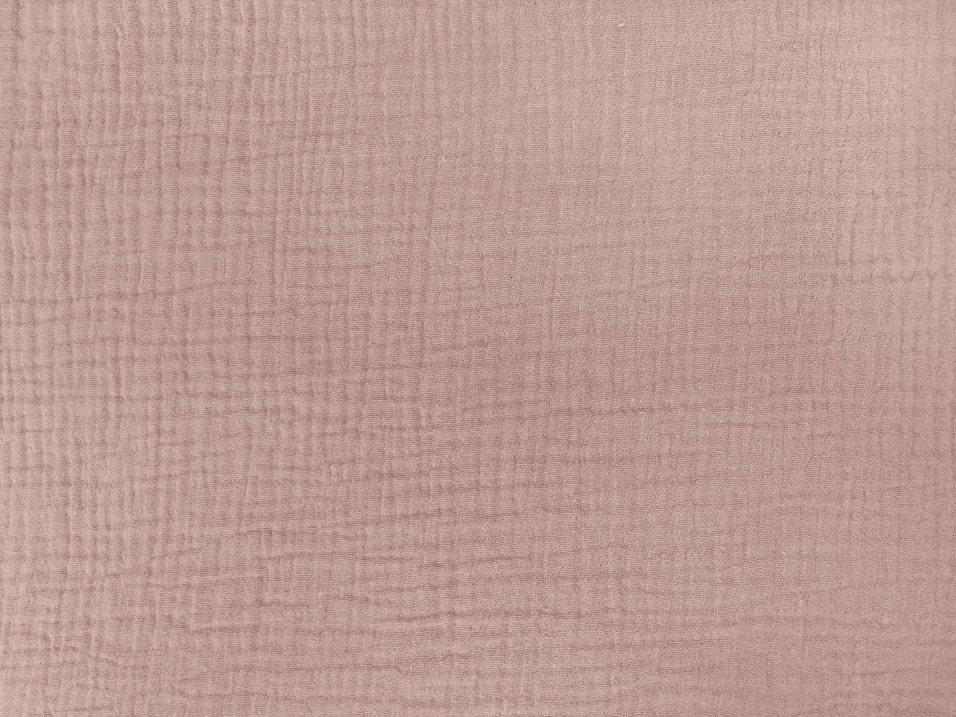 Cotton Double Gauze in Blush