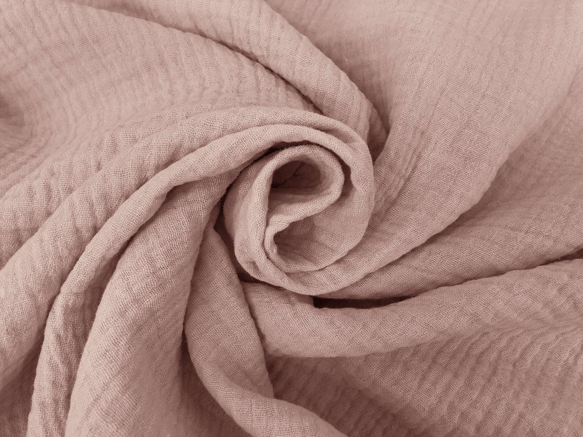 Cotton Double Gauze in Blush