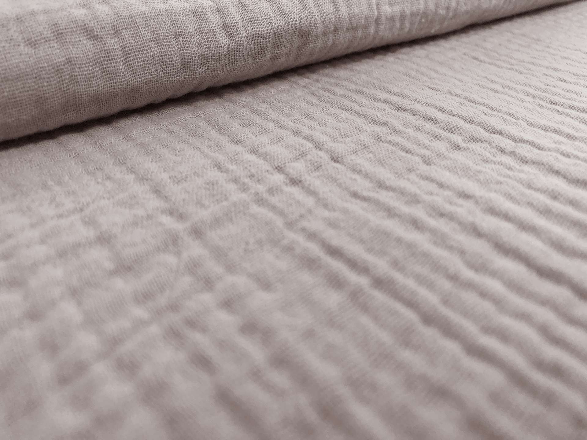 Cotton Double Gauze in Silver