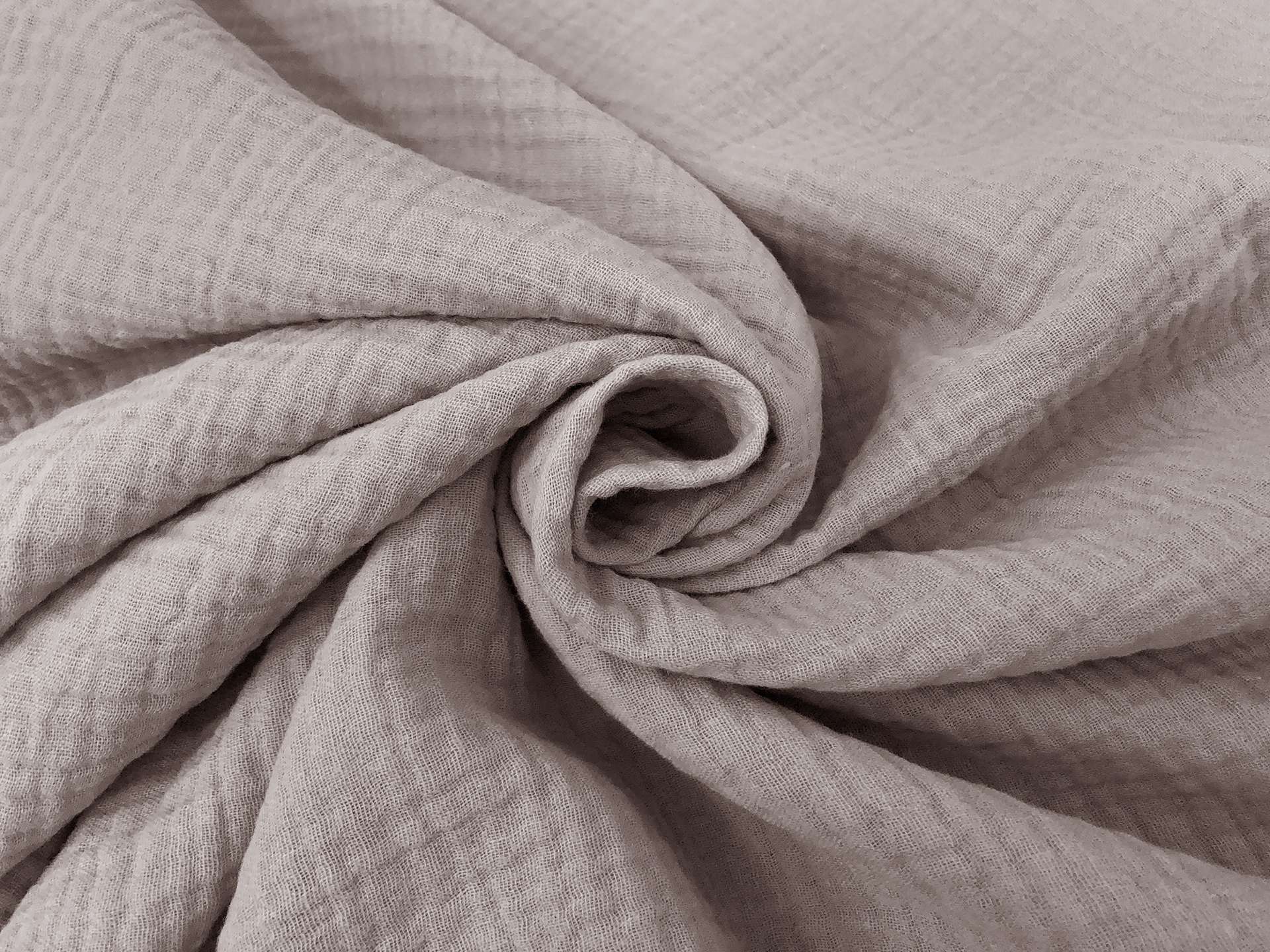 Cotton Double Gauze in Silver