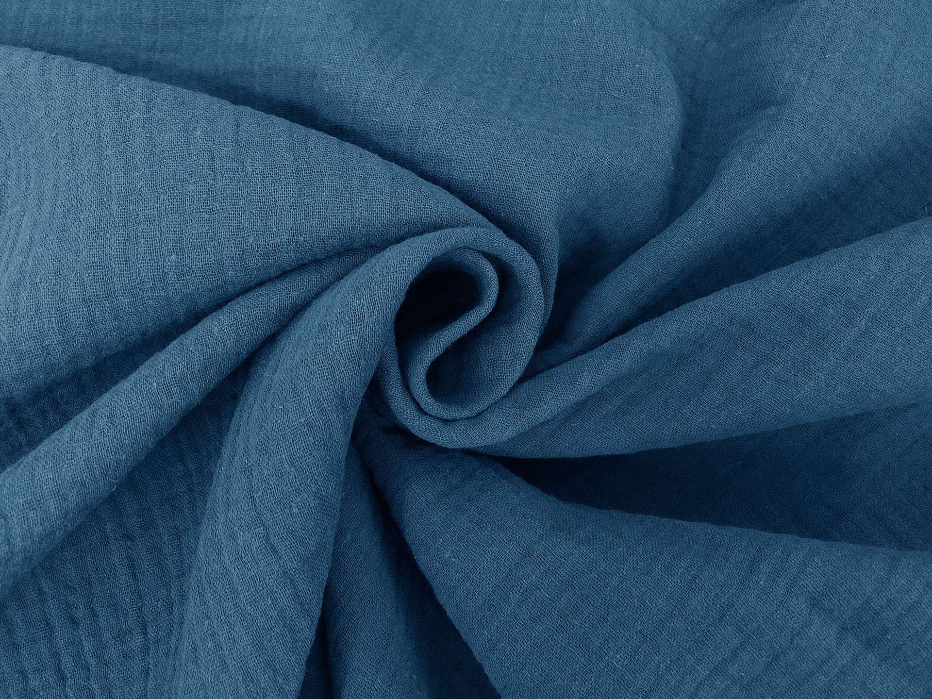 Cotton Double Gauze in Wedgewood