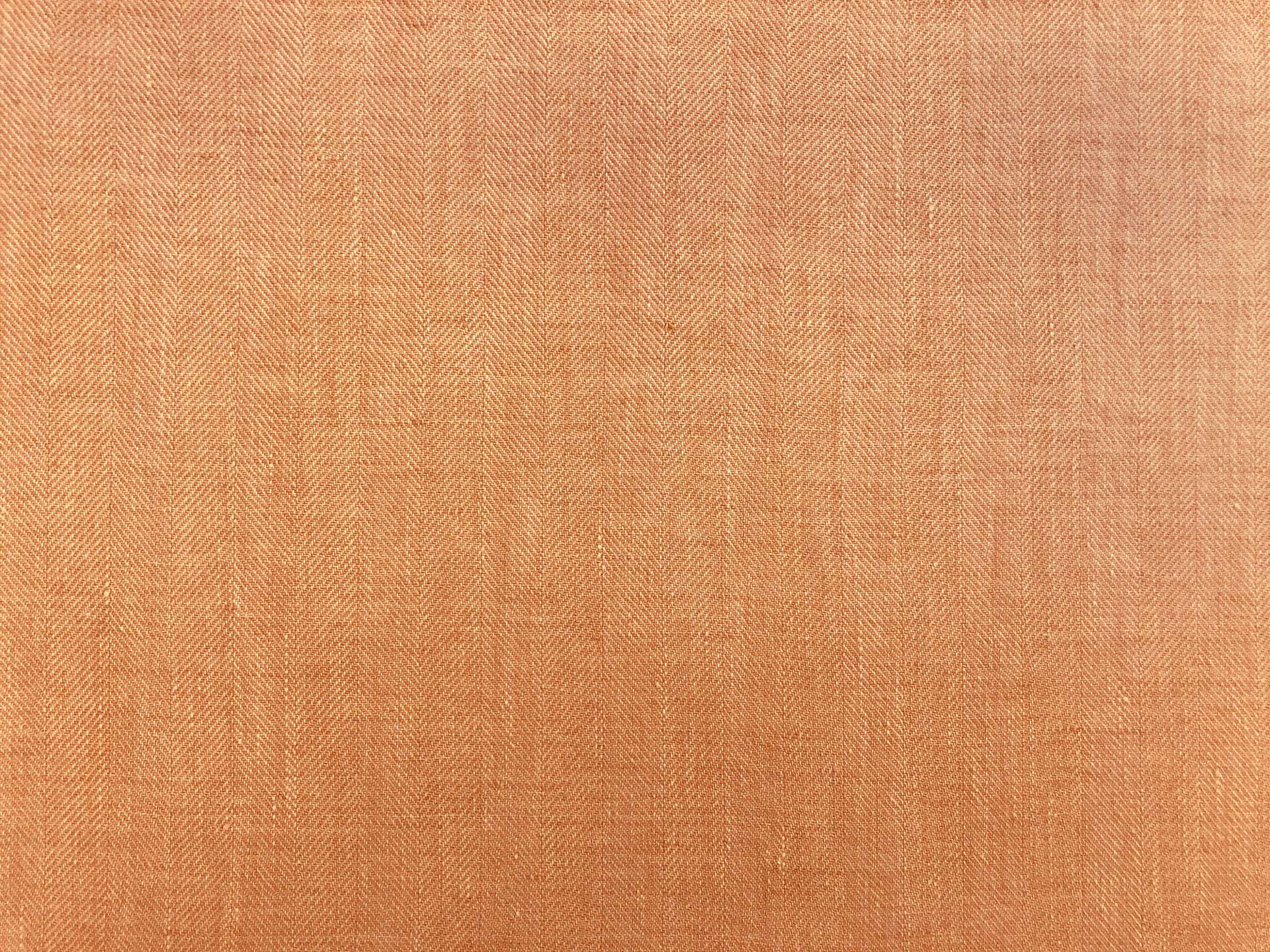 Two Toned Linen Herringbone in Orange