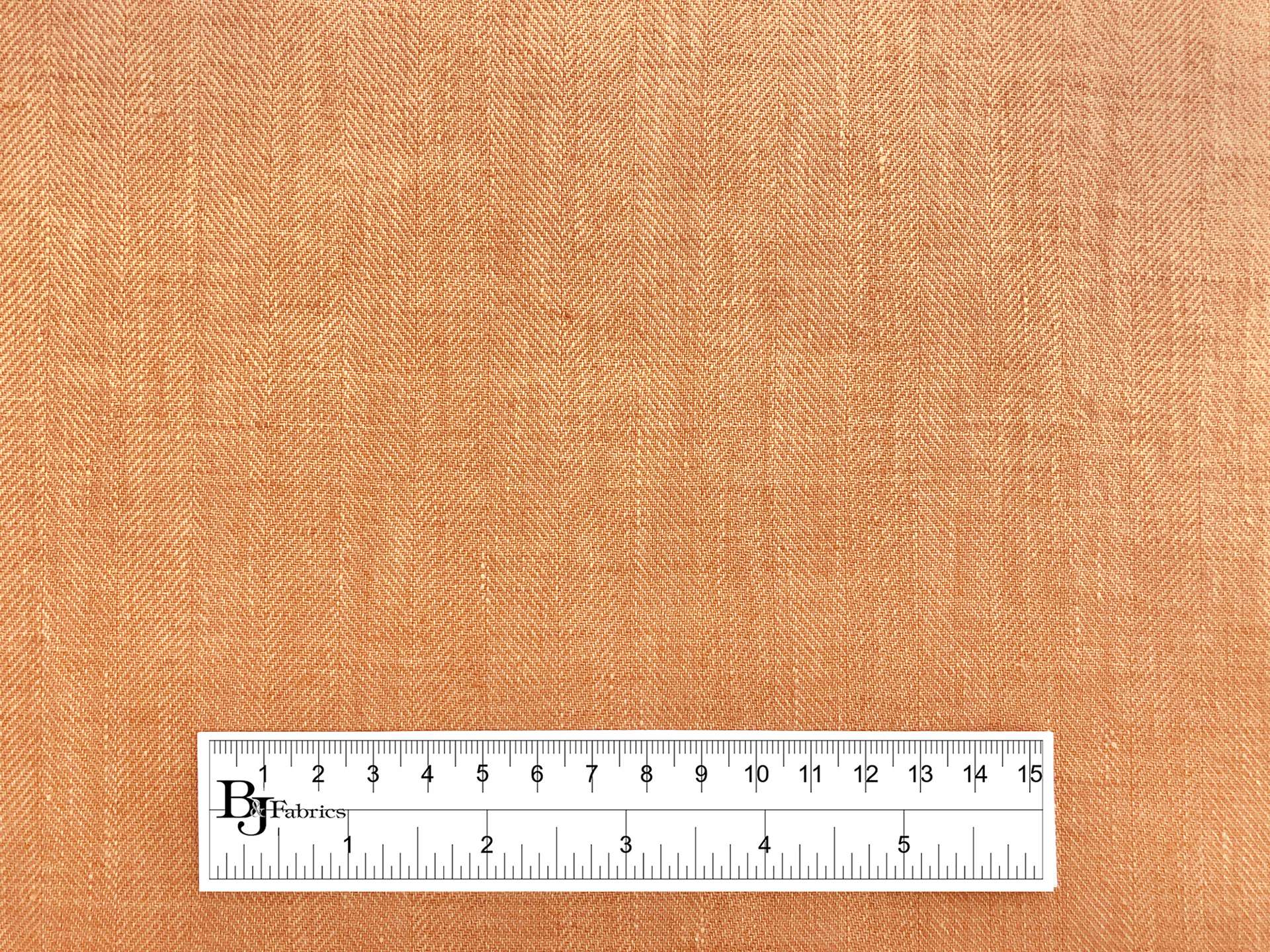 Two Toned Linen Herringbone in Orange