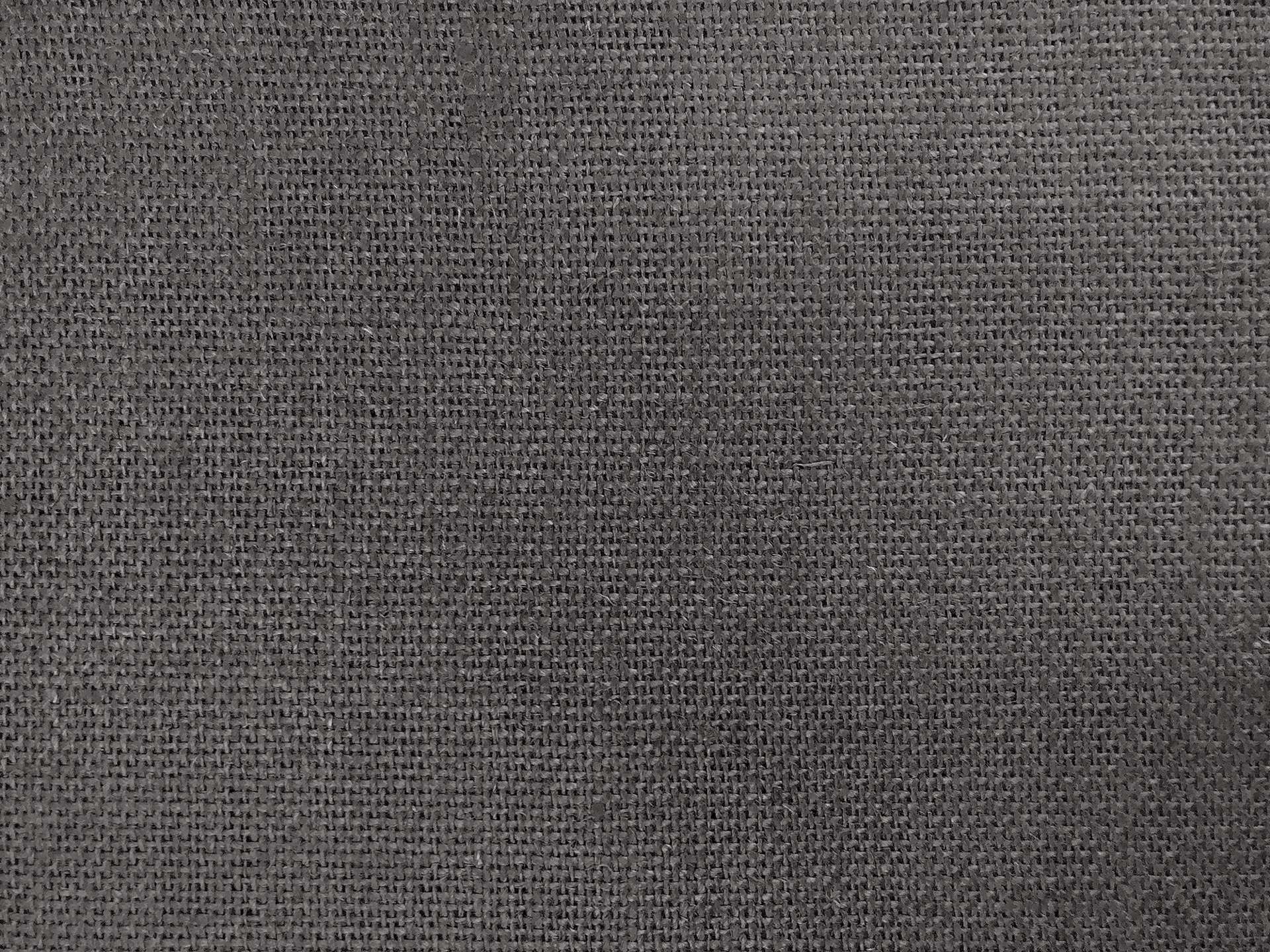 Linen Burlap in Smoke Grey