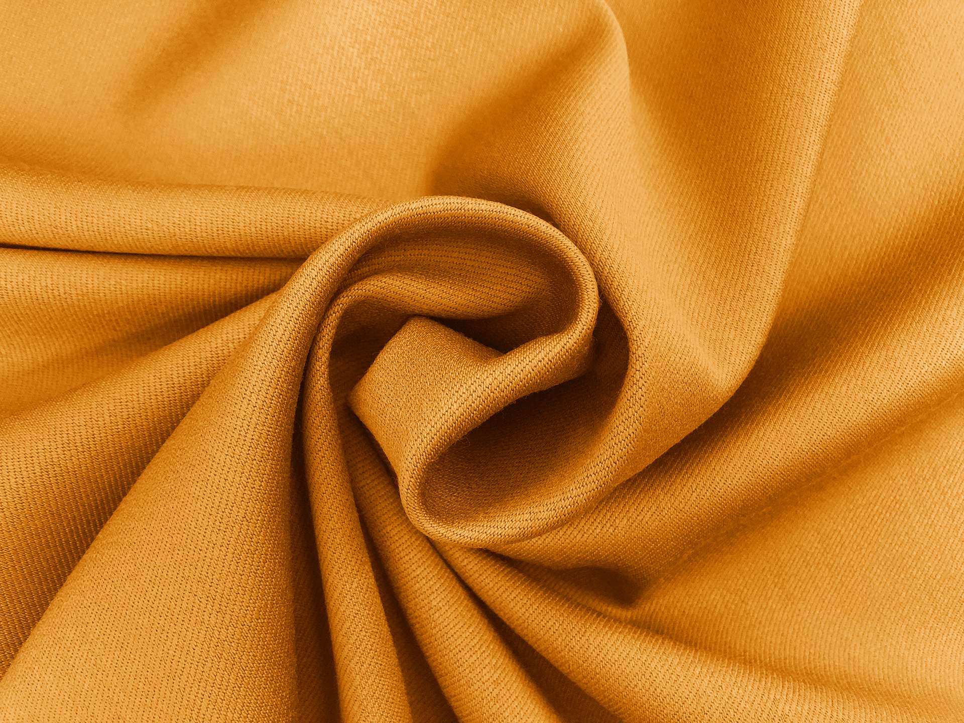 Italian Wool Satin Faille in Gold