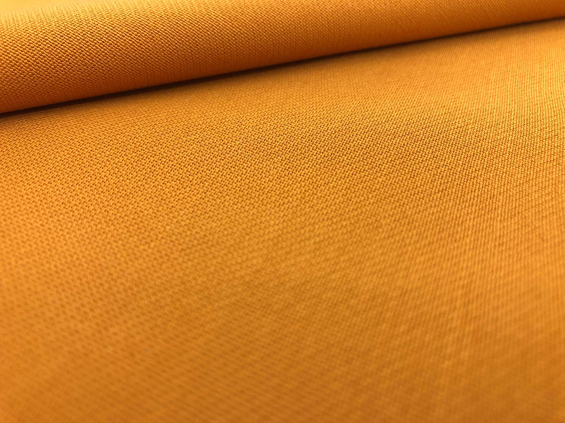 Italian Wool Satin Faille in Gold