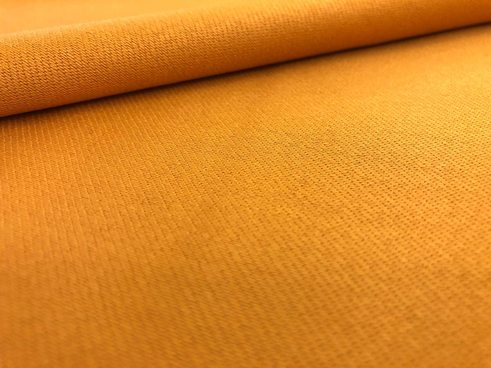 Italian Wool Satin Faille in Gold