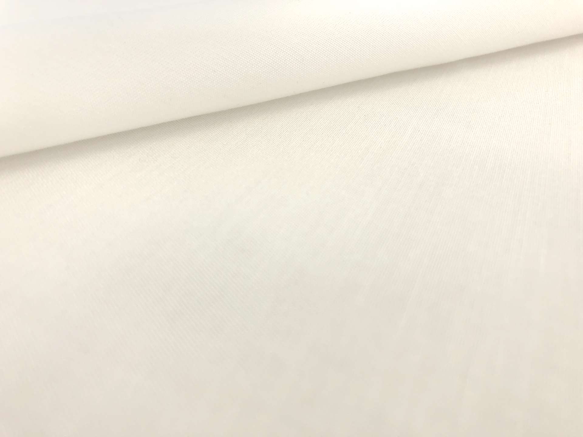 Tencel and Cotton Gabardine in White