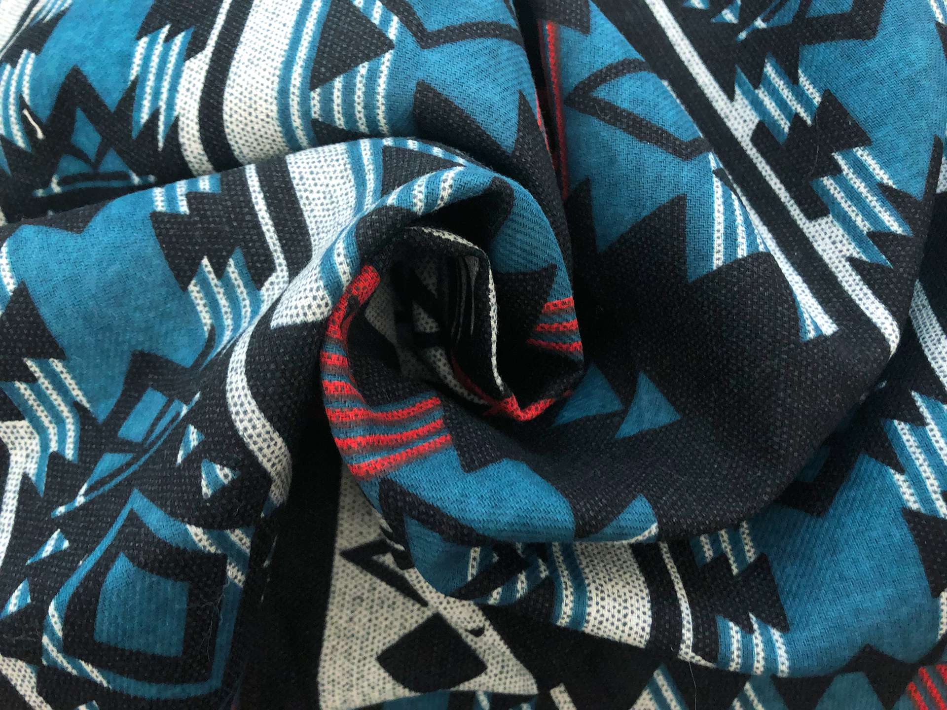 Cotton Woven With Native Motif