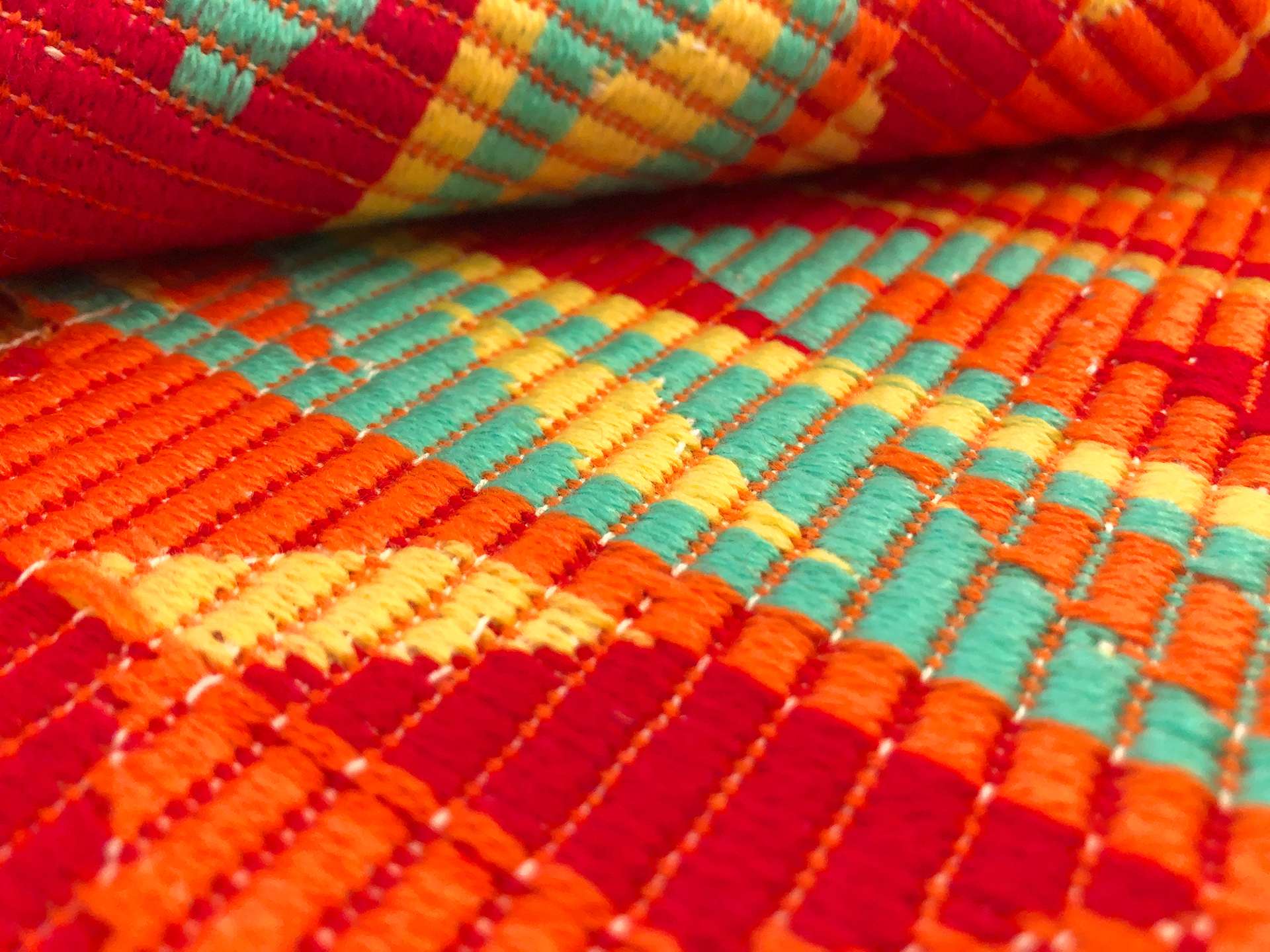 Heavyweight Cotton Woven Native Stripe