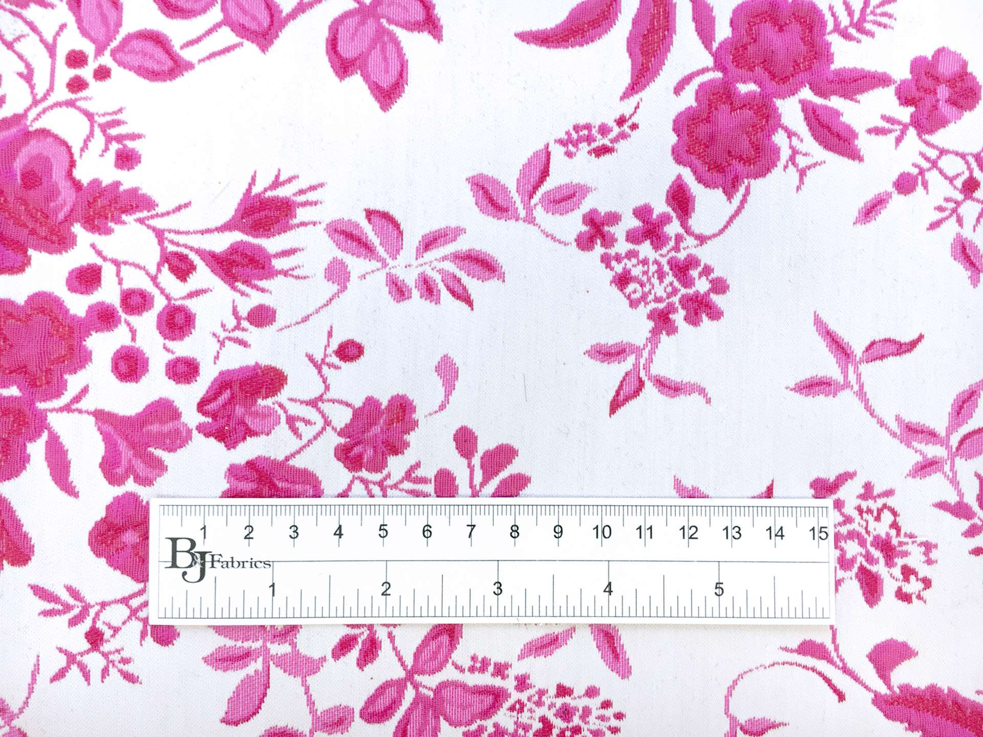 French Floral Brocade in Magenta