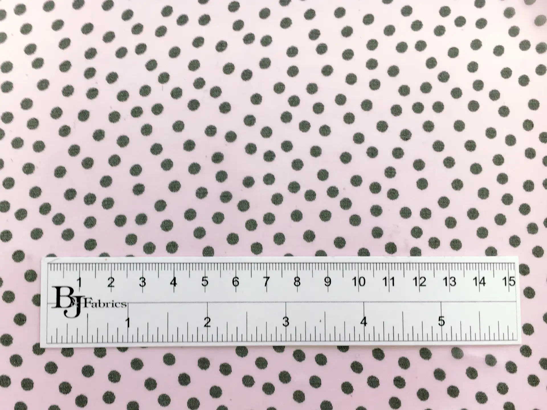 Printed Silk Chiffon with Small Polka Dots