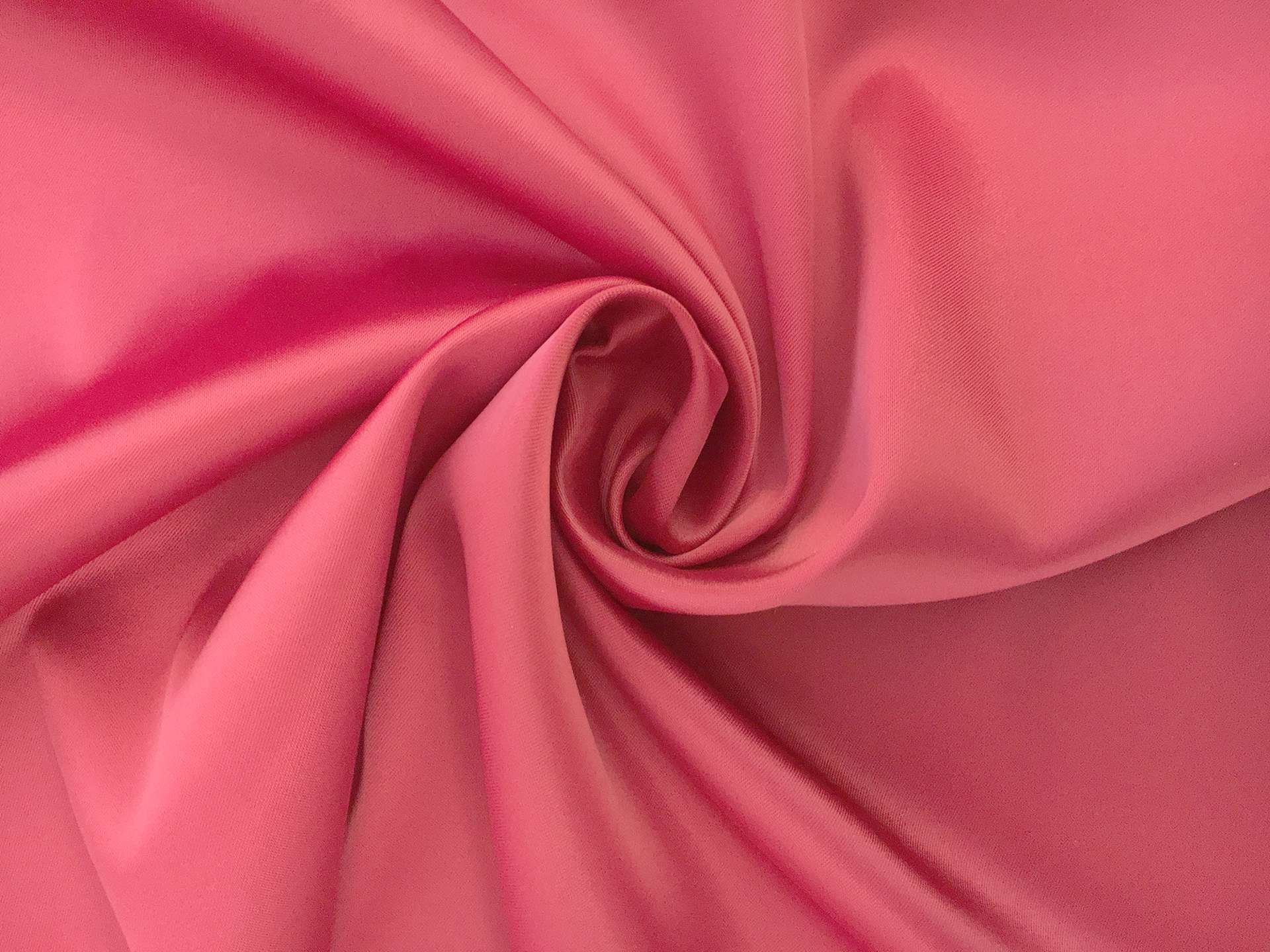 Iridescent Polyester and Lycra Stretch Satin in Crimson